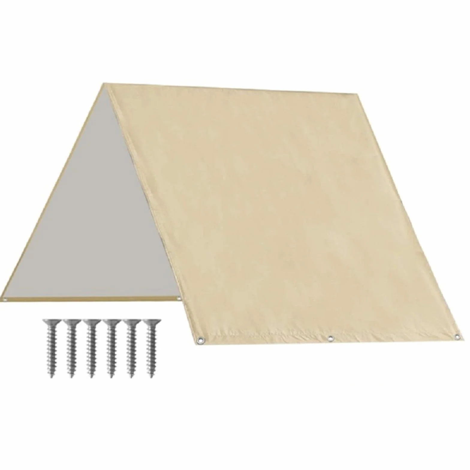 Copertura resistente agli strappi per parchi giochi con rivestimento argento 190D resistente alle intemperie ombra per bambini scivoli scalatori e giochi all'aperto baldacchino di ricambio