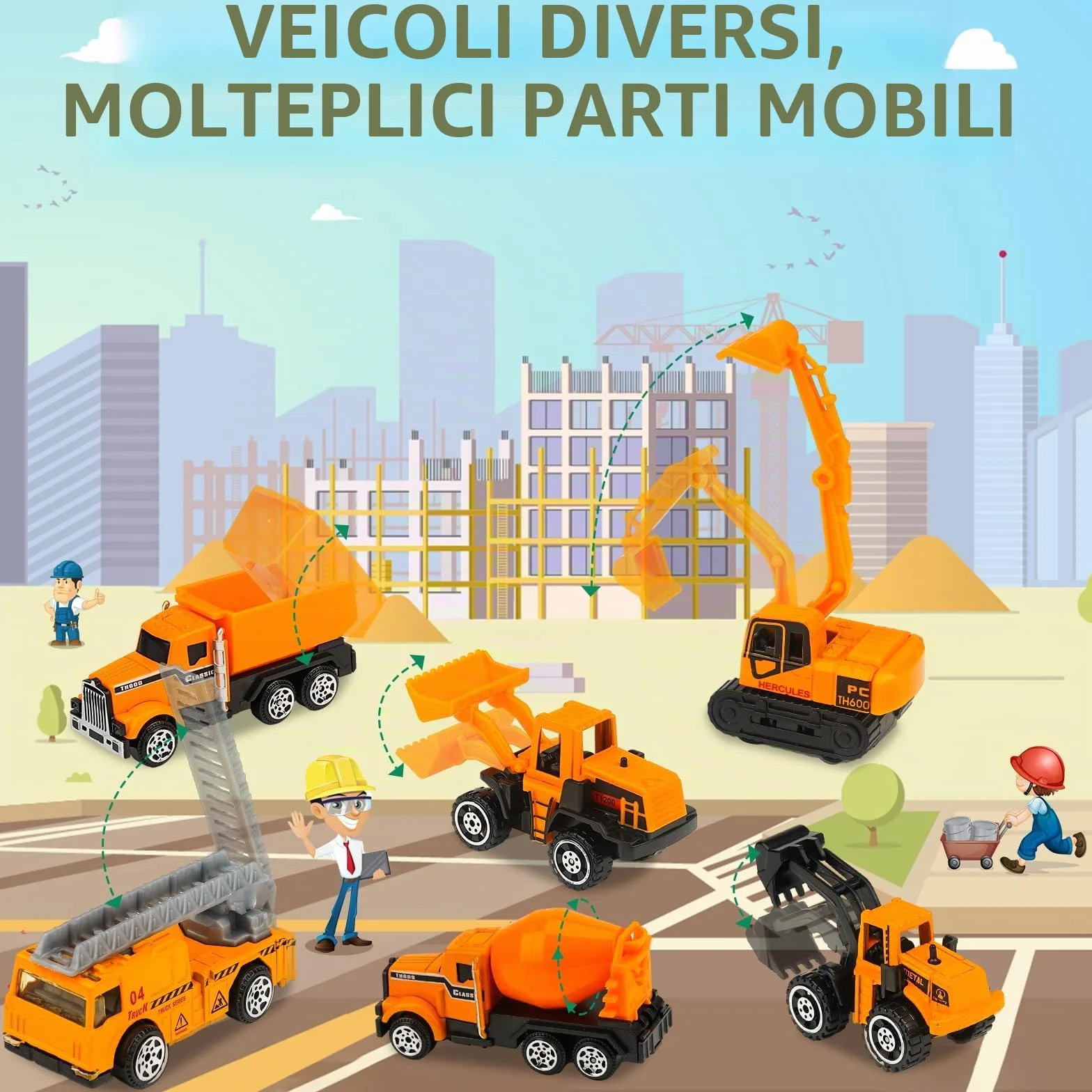 Goffii Calendario Avvento Macchinine 2023, Regalo Bambino 2 3 4 5 6 Anni Macchinine per Bambini 3-6 Anni Giocattoli Bambino 3-6 Anni Calendario Dell'avvento 2023 Cars Macchinine Regalo Bambina 3-6