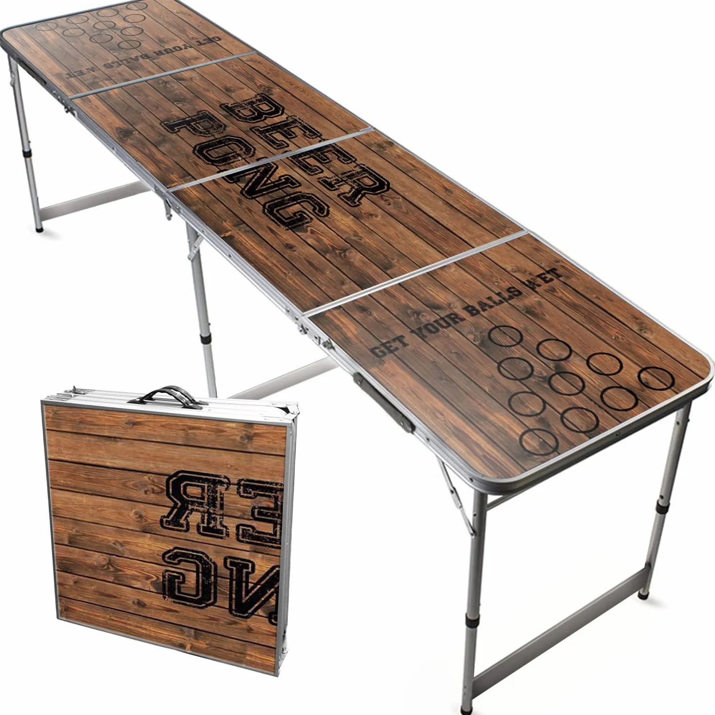 Original Cup® - Tavolo da Beer Pong® Ufficiale, Pieghevole e trasportabile con Rivestimento Impermeabile AntiGraffio - Approvato per i tornei di Beer Pong - Gioco da Bere per Feste Divertenti