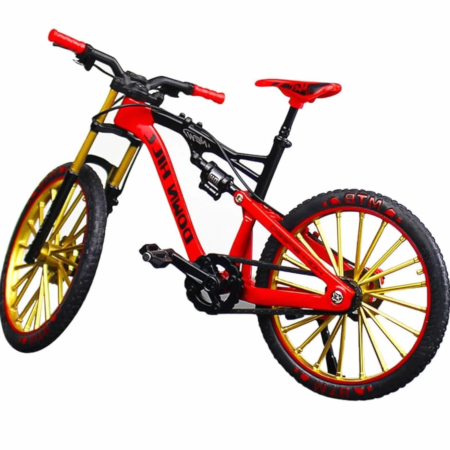Giocattolo Mini Bici 1:10,Modellino di Bicicletta in Lega,Modello Mini Bici,Finger Mountain bike,mini bike,Della Bicicletta Della Lega Modellin Per l'insegnamento,Ufficio,Club,Casa