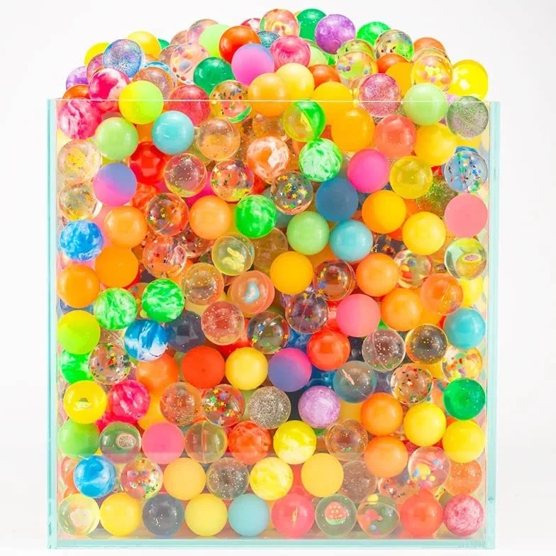 PIQIUQIU 24 Palline da 28 mm per Bambini Feste Compleanno