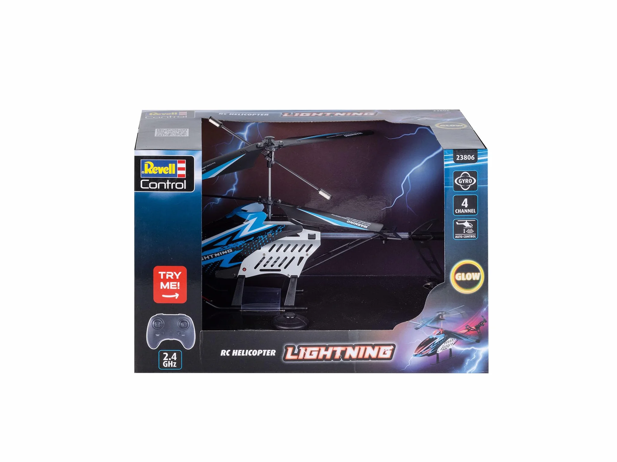 Revell Control 23806 RC elicottero "Lightning" GHz 4CH con controllo preciso 2,4 GHz