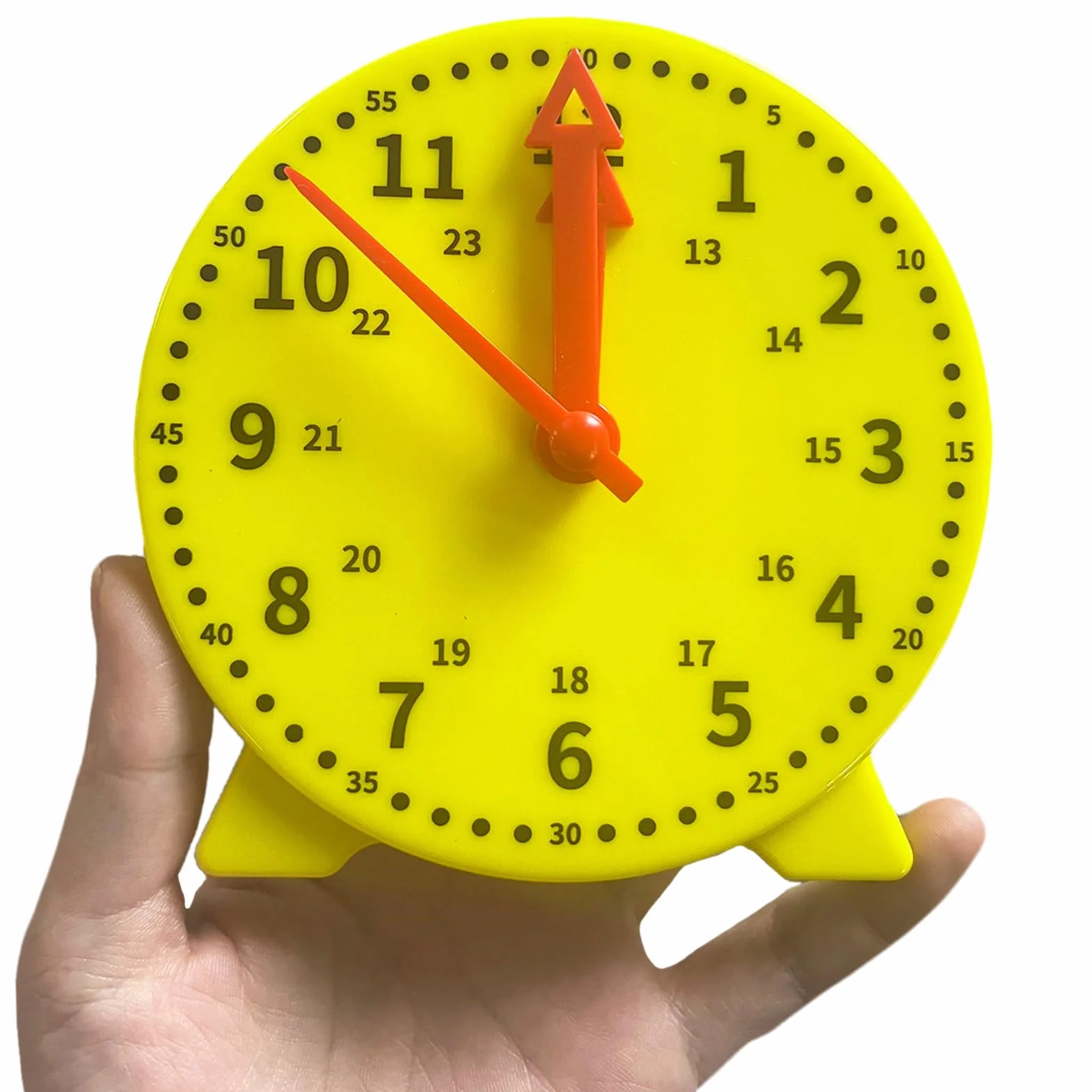 Orologio Educativo per Bambini, con Lancette Ore e Minuti, Didattico per Imparare