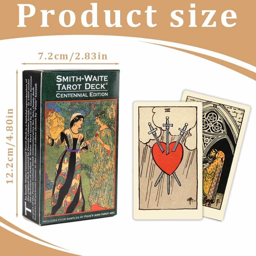 78 Classici Tarocchi Divinazione Tarocchi, per principianti giocattolo di divinazione carte dei tarocchi olografiche carta di divinazione del destino