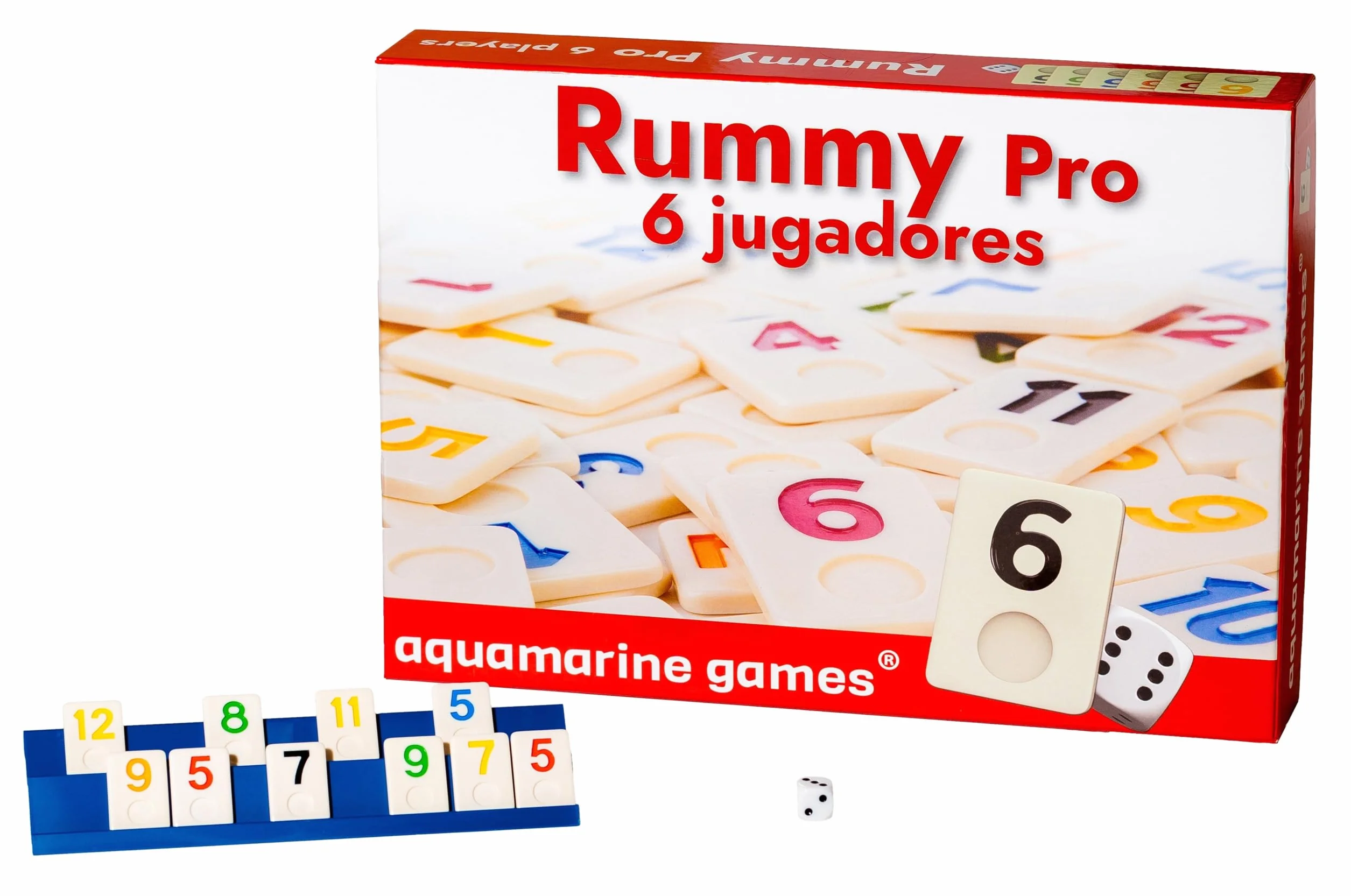 Aquamarine Giochi - Rummy, 6 Giocatori (DO001)