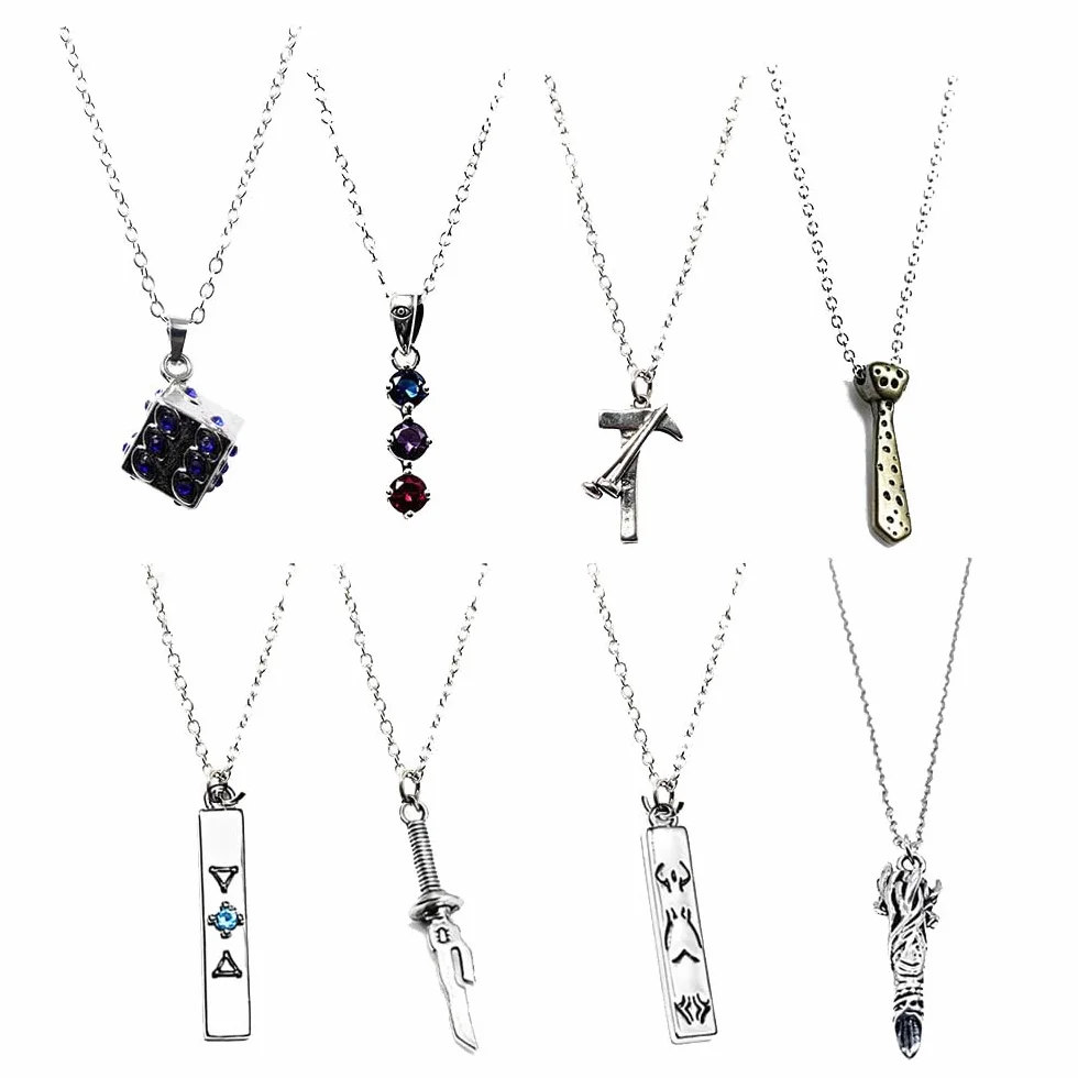 GojoSatorus Collana Argento Elegante Ciondolo Cosplay Accessori