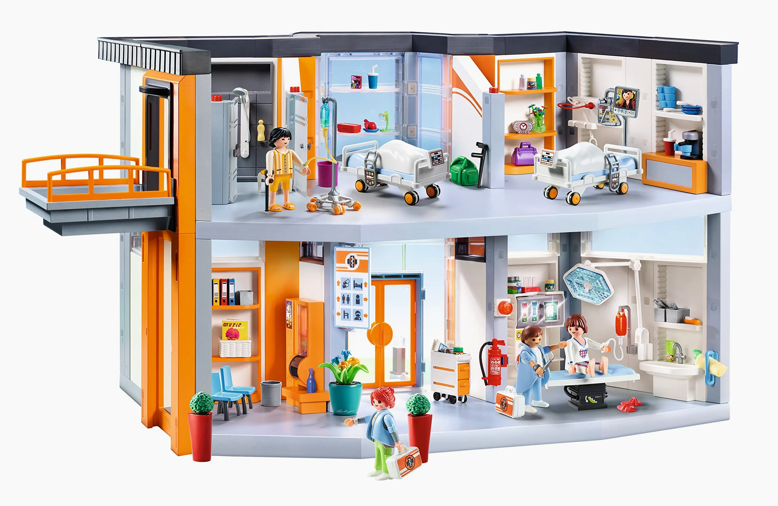 PLAYMOBIL City Life 70190 - Grande Ospedale, Dai 4 anni