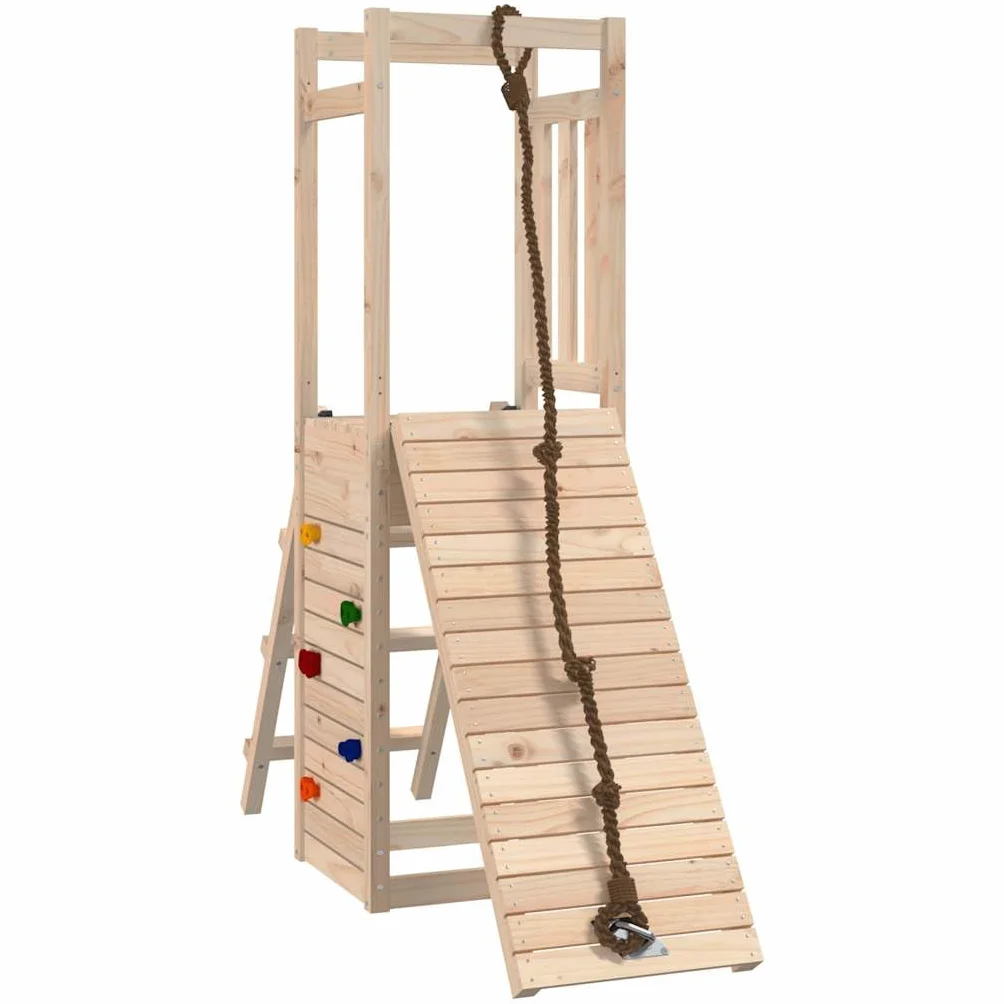 vidaXL Set da Gioco da Esterno in Legno Massello di Pino