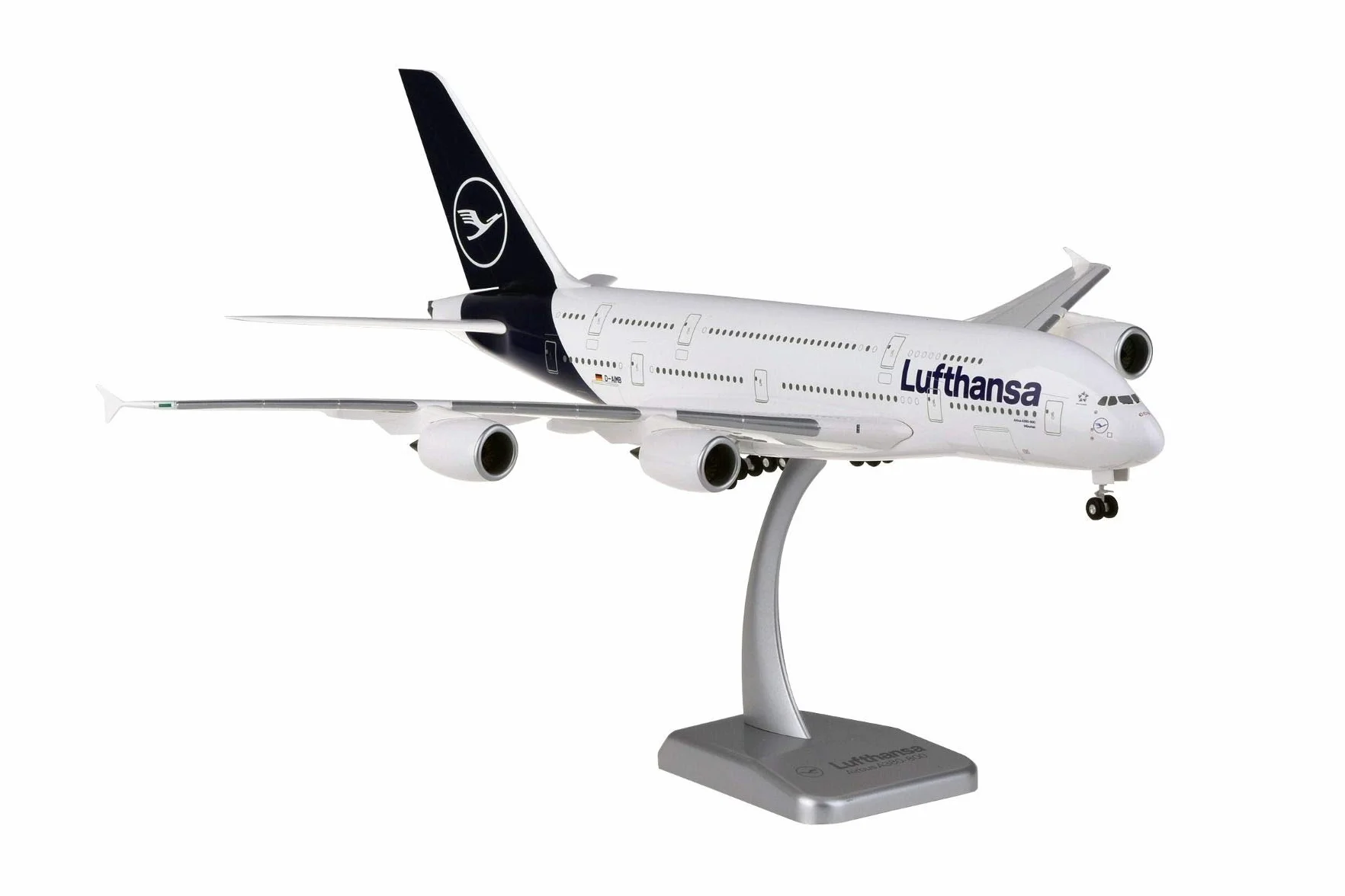 Modellino Lufthansa Airbus A380-800, scala 1:200, verniciatura Lufthansa