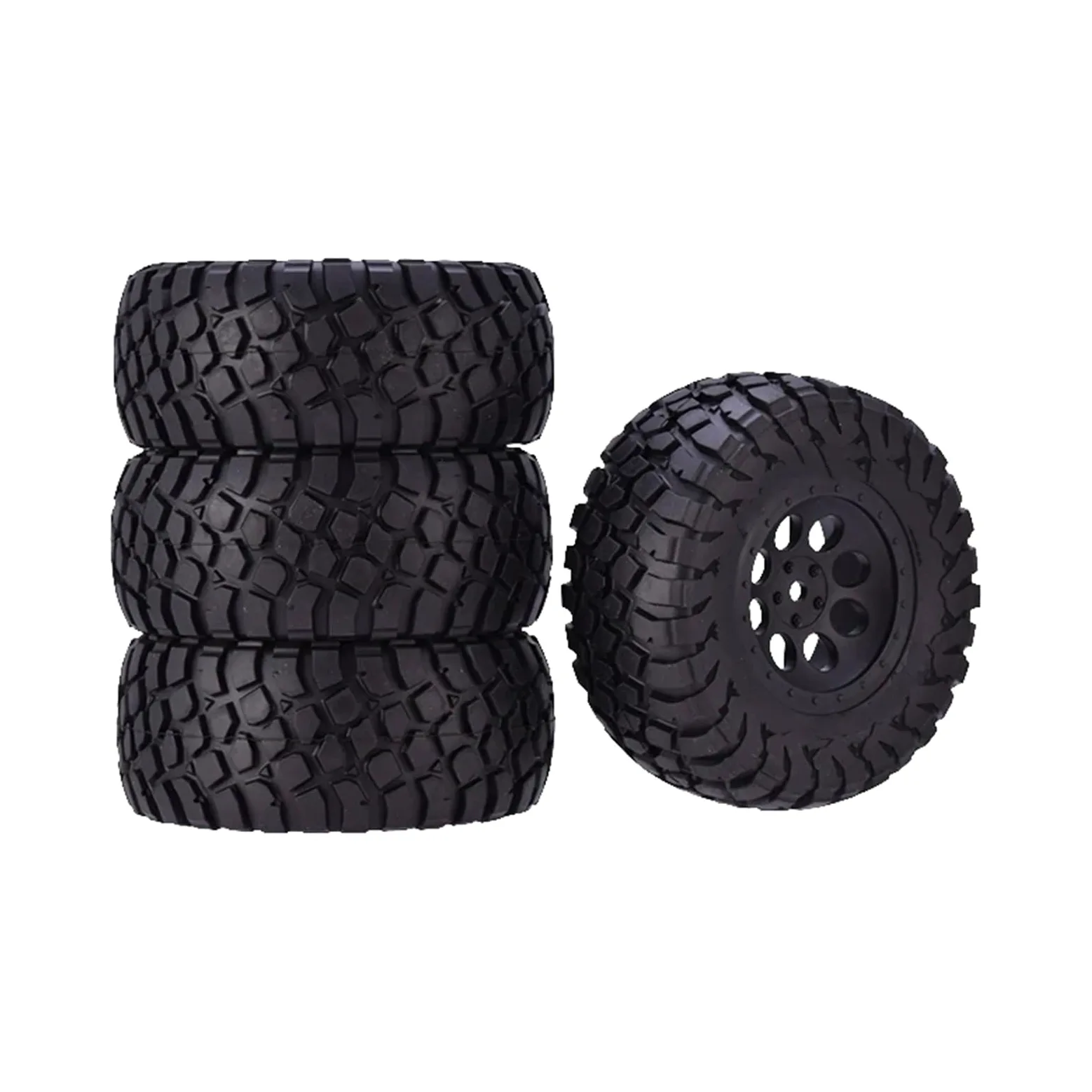 Compatibile Con Traxxas Per Slash Per HPI 4 Pezzi RC Ruote 1:10 Pneumatici Per Camion A Percorso Breve Pneumatici In Gomma Accessori Di Aggiornamento Per Auto RC RC Car Ruota