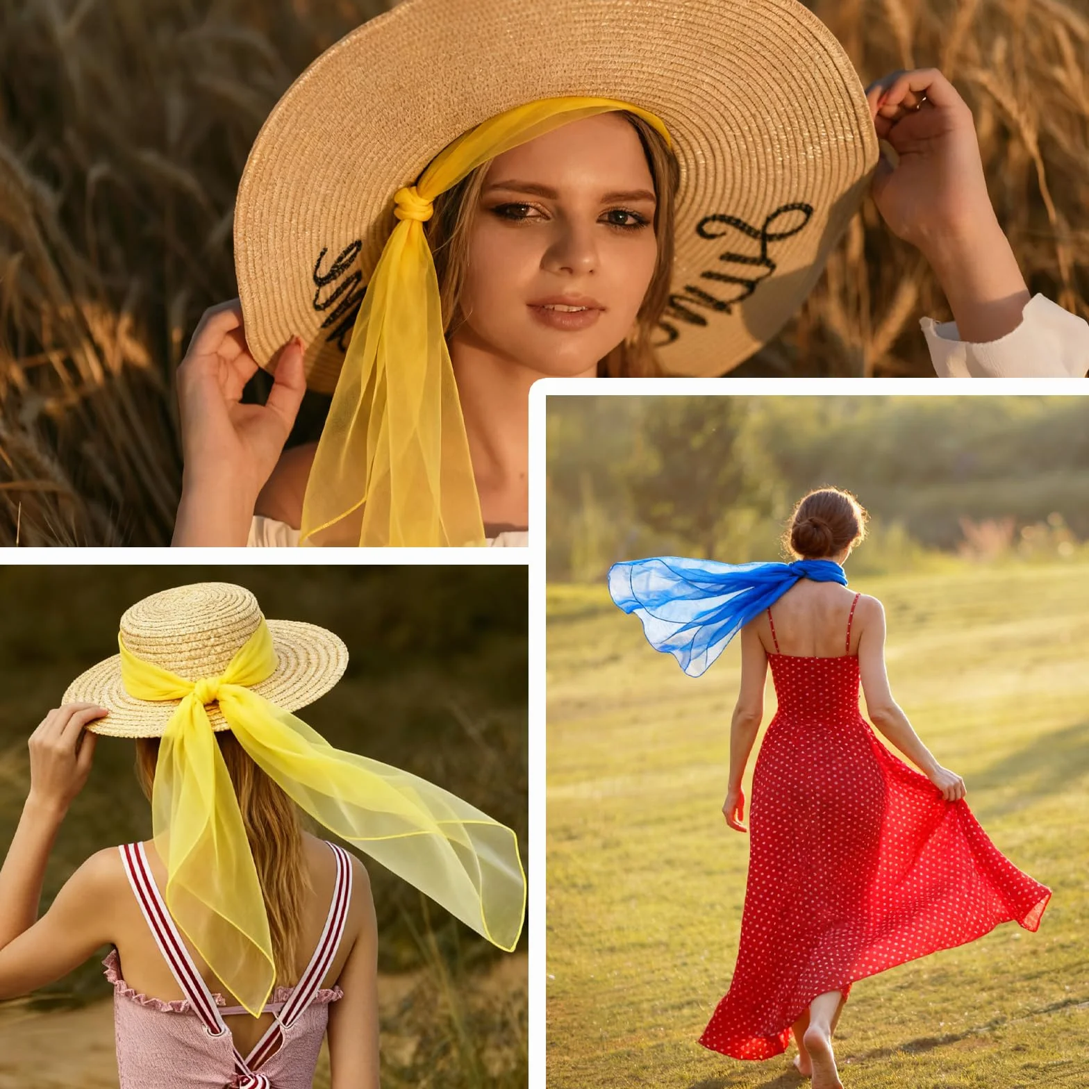 24 Pezzi Foulard Colorati per Bambini 60 x 60cm Foulard Giocoleria per Danza Circo Magia e Acrobatica