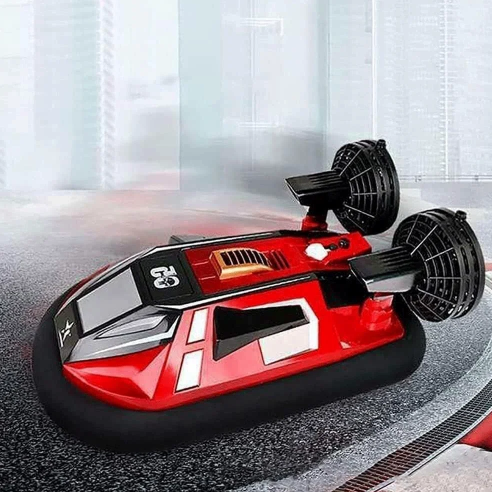 Hovercraft Anfibio Rc Boat 2.4G all Terrain Water Beach Pool Barca radiocomandata Regalo di Compleanno Impermeabile