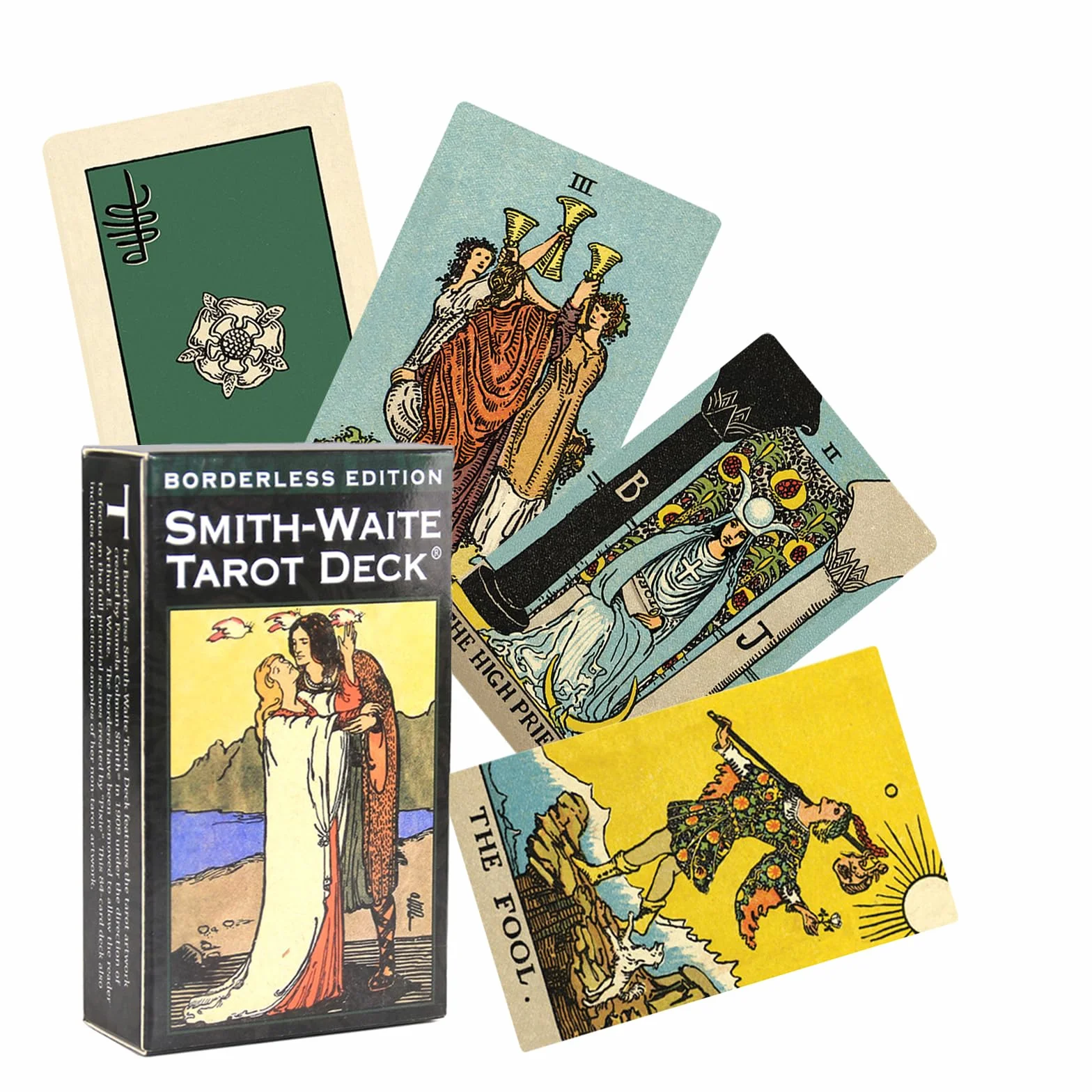Tarocchi Classici Rider Waite – Mazzo da 78 Carte – Lettura, Meditazione, Gioco da Tavolo – Per Principianti ed Esperti – Compatto, Portatile, Ottima Idea Regalo