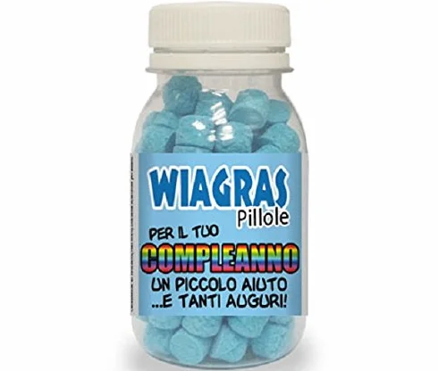 dor WIAGRAS Pillole - Articolo Scherzoso Idea Regalo per Festa Compleanno
