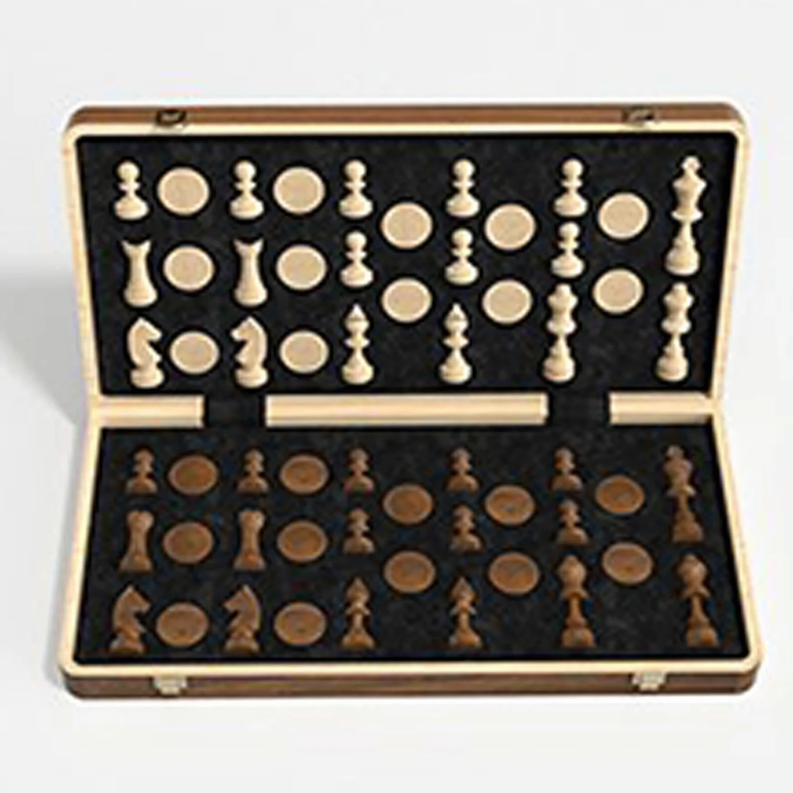Scacchi Pieghevole Tipo Set Scacchi Magnetico In Legno | Giocattoli Interattivi per Esterno Casa Viaggio Auto Sala d'Attesa Serata in Famiglia
