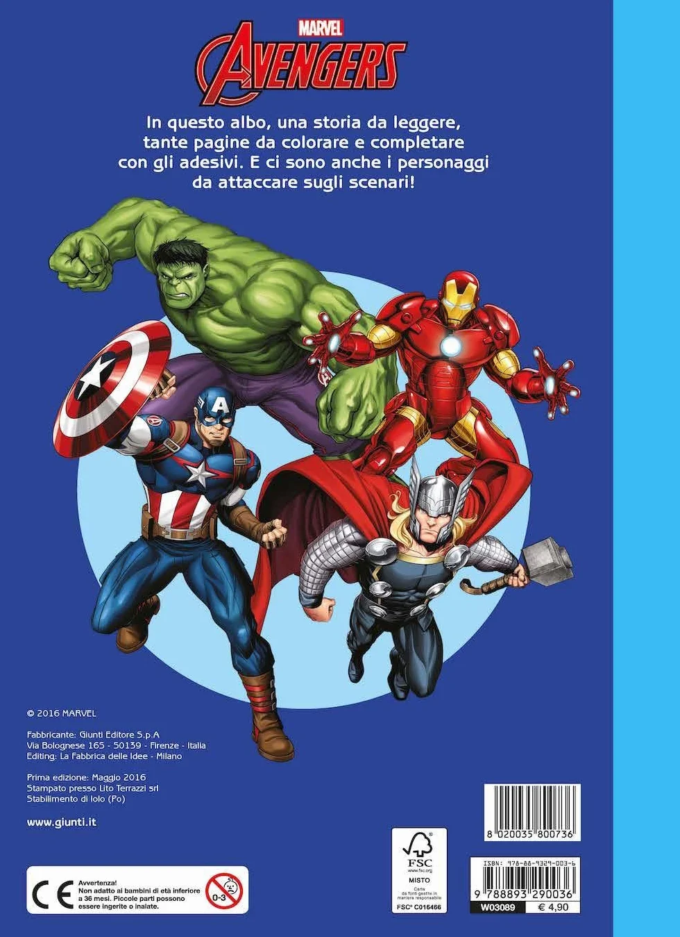 Staccattacca & colora. Avengers