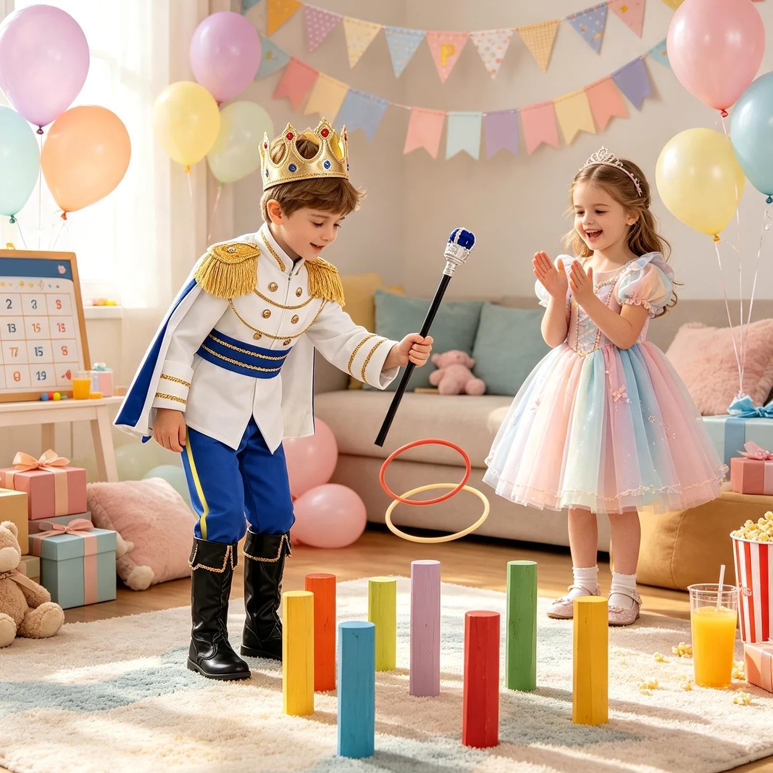 Costume da Re per Bambini Costume Reale Medievale di Halloween con Mantello | Vestito per Bambini da Festa e Festival con Cappa per Bambini Festa Carnevale Uso Quotidiano Foto di Scena
