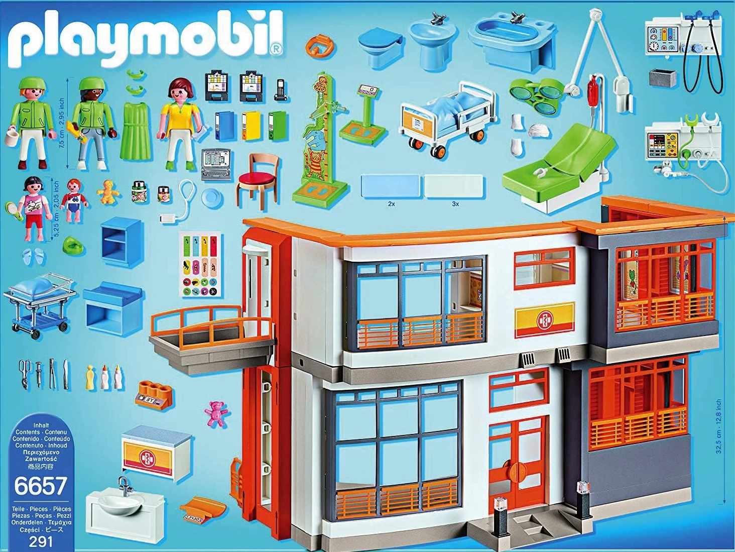 PLAYMOBIL City Life 6657, Ospedale dei Bambini per Bambini dai 4 Anni