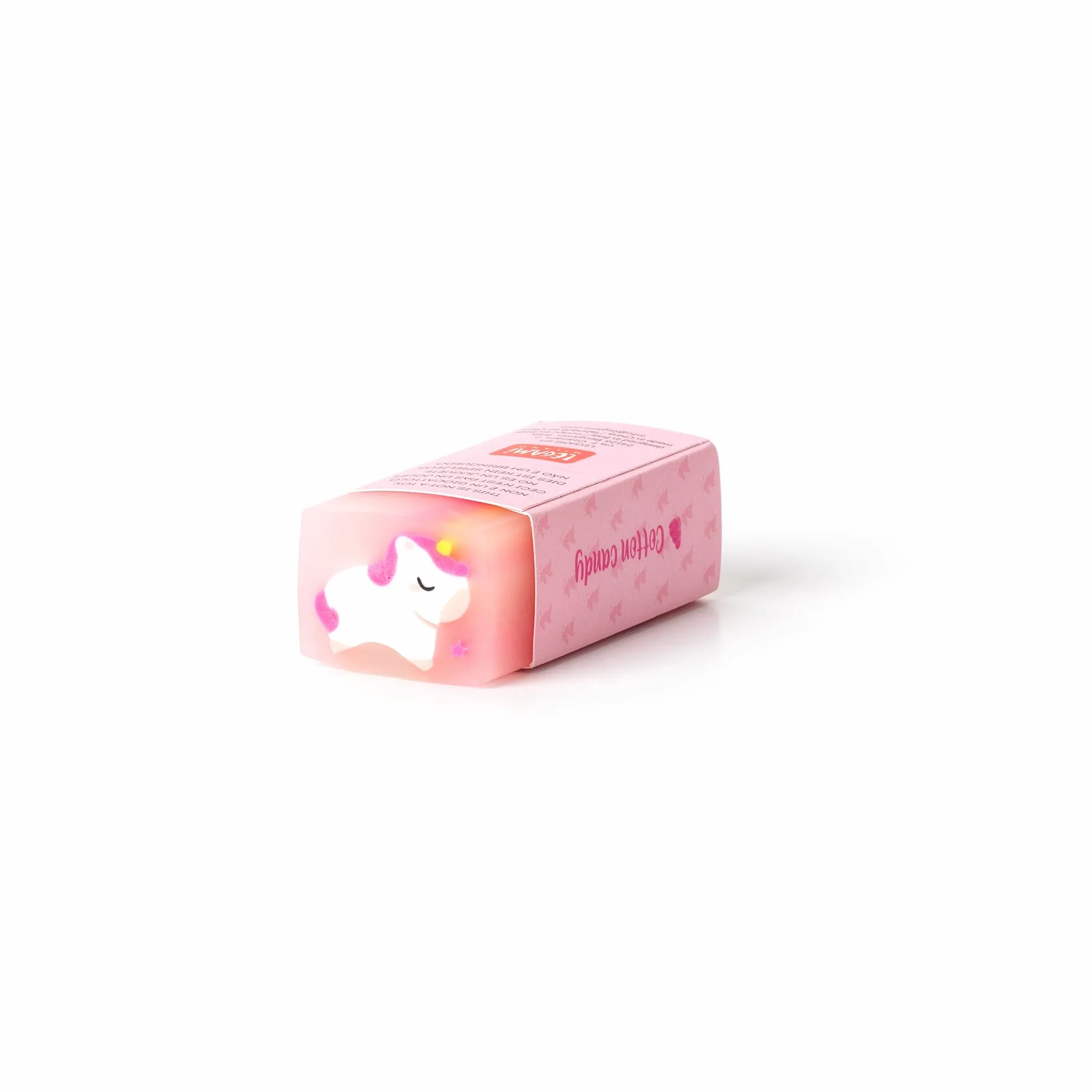 Legami - Gomma Profumata, Jelly Friends, 2,2x5 cm, Tema Unicorn, Aroma Zucchero Filato, Cancellatura Morbida e Pulita