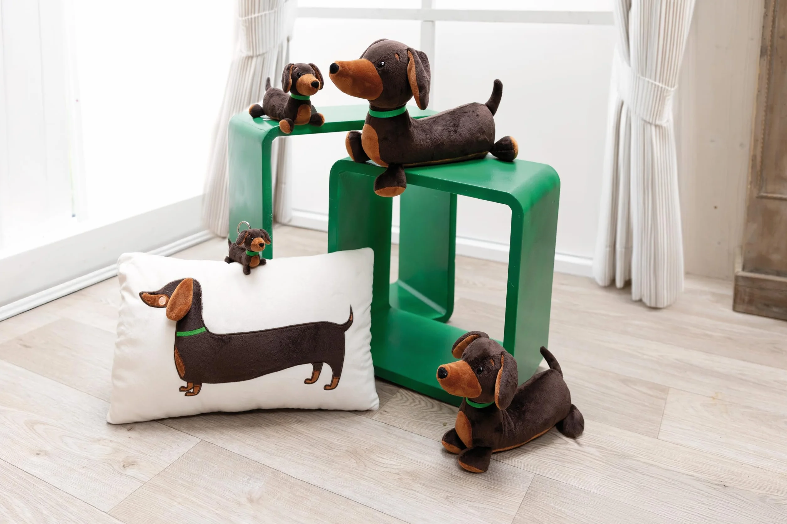 NICI Bassotto di peluche morbido, tenero pupazzo per coccole e giochi, per adulti e bambini, 27 cm, marrone - 61897