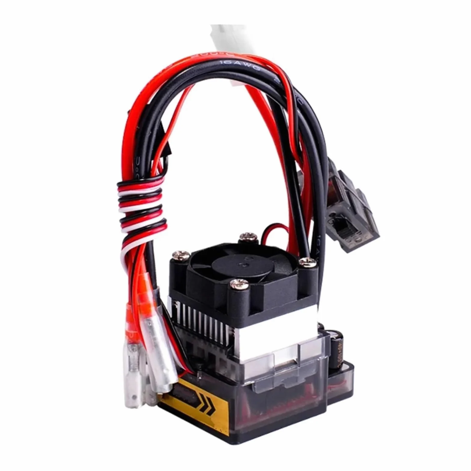 Per 7.2-16V Spazzolato Alta Tensione ESC 320A Regolatore Velocità Ventola RC Auto Modello Camion Accessorio Modificato Ricambio Fuoristrada Veicoli ESC RC