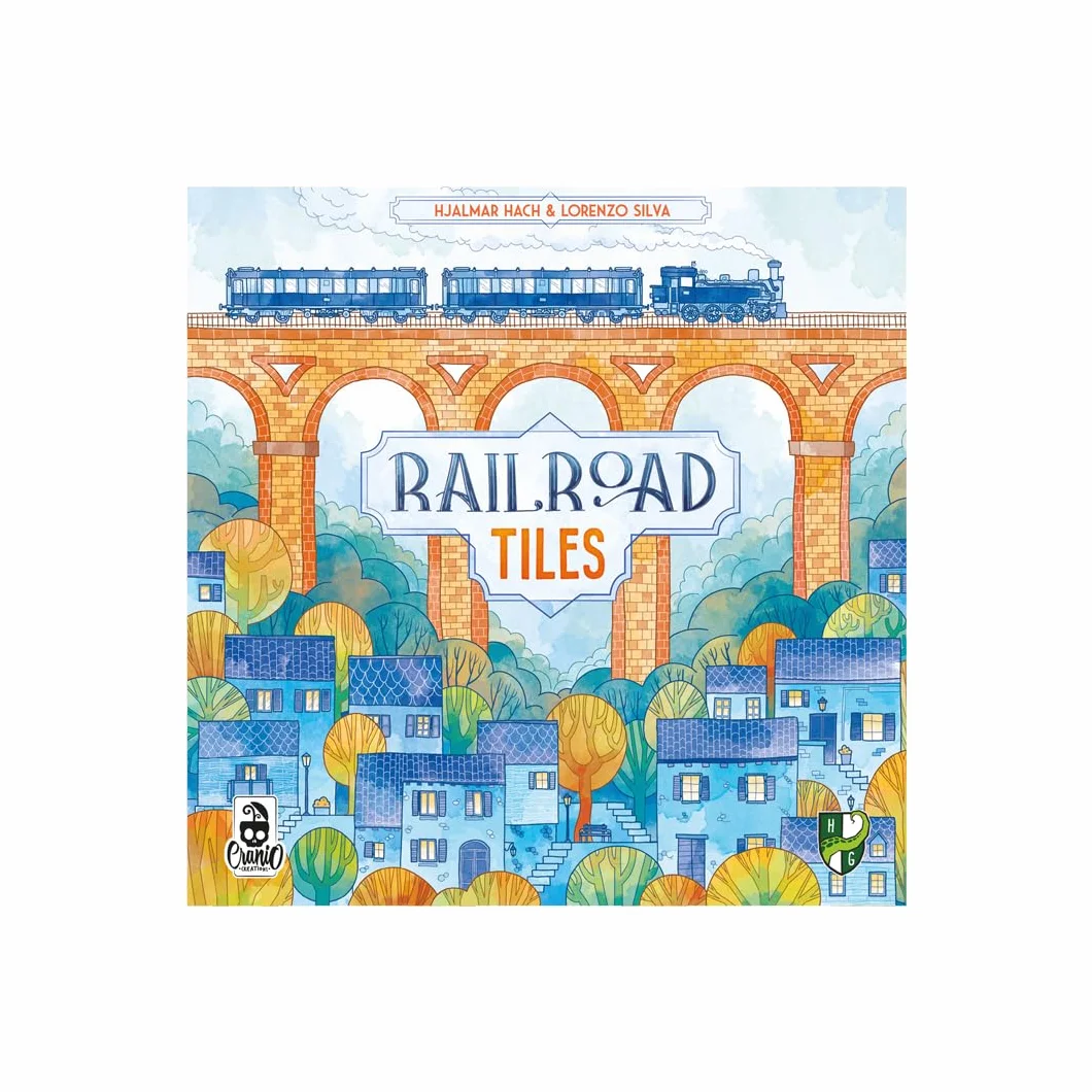 Cranio Creations - Railroad Tiles - Le Connessioni Della Rete - 1-4 Giocatori, 45 Min - Gioco Family - Età 8+ - Edizione in Lingua Italiana