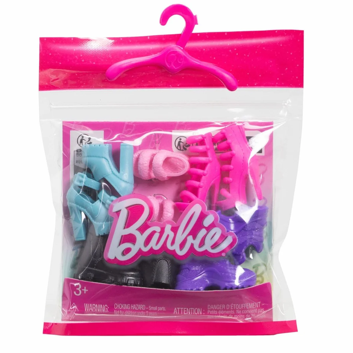 Barbie Fashion Pack - HWV71 - Confezione da 5 Pezzi di Scarpe, Tacchi, Scarpe per Bambole Barbie