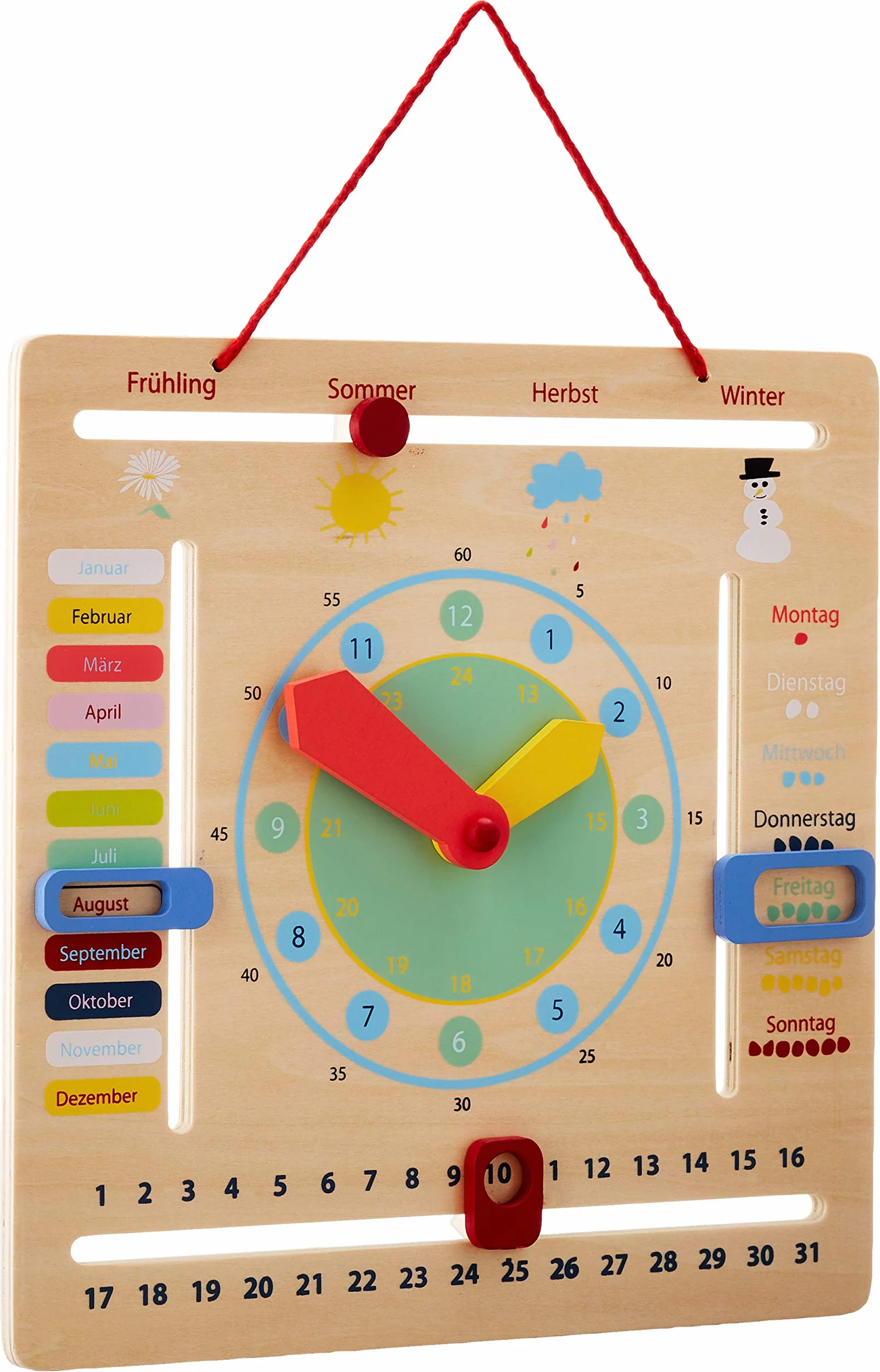 Small Foot Legler 11327 - Tavoletta stagionale Educate