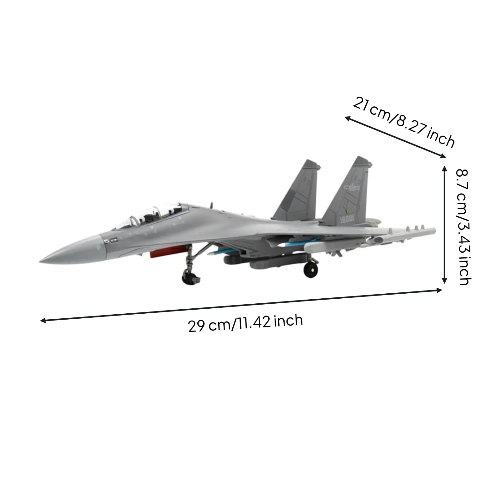 Aereo da Elettronica Modello Kit Aereo da Jet da Combattimento Struttura con cessori Fili da Installare Adatto per Hobbisti Decorazione 1 72