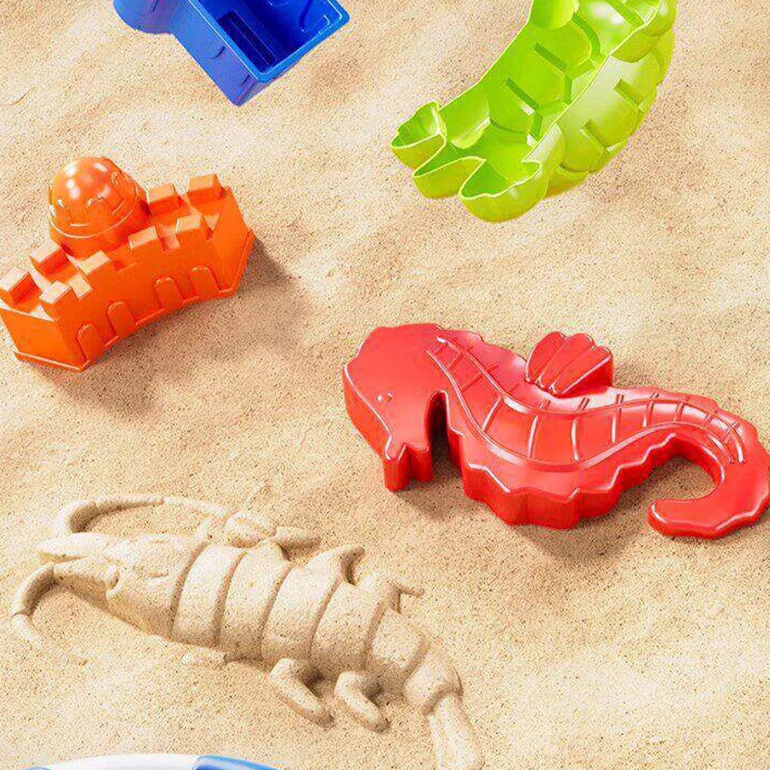 Giocattoli da Spiaggia con Sabbia di Sabbia all'Aperto | Set di Giochi da Sabbia per le Vacanze Estive Viaggi in Località di Mare Resort Giardino Cortile e per Bambini e Bambine da