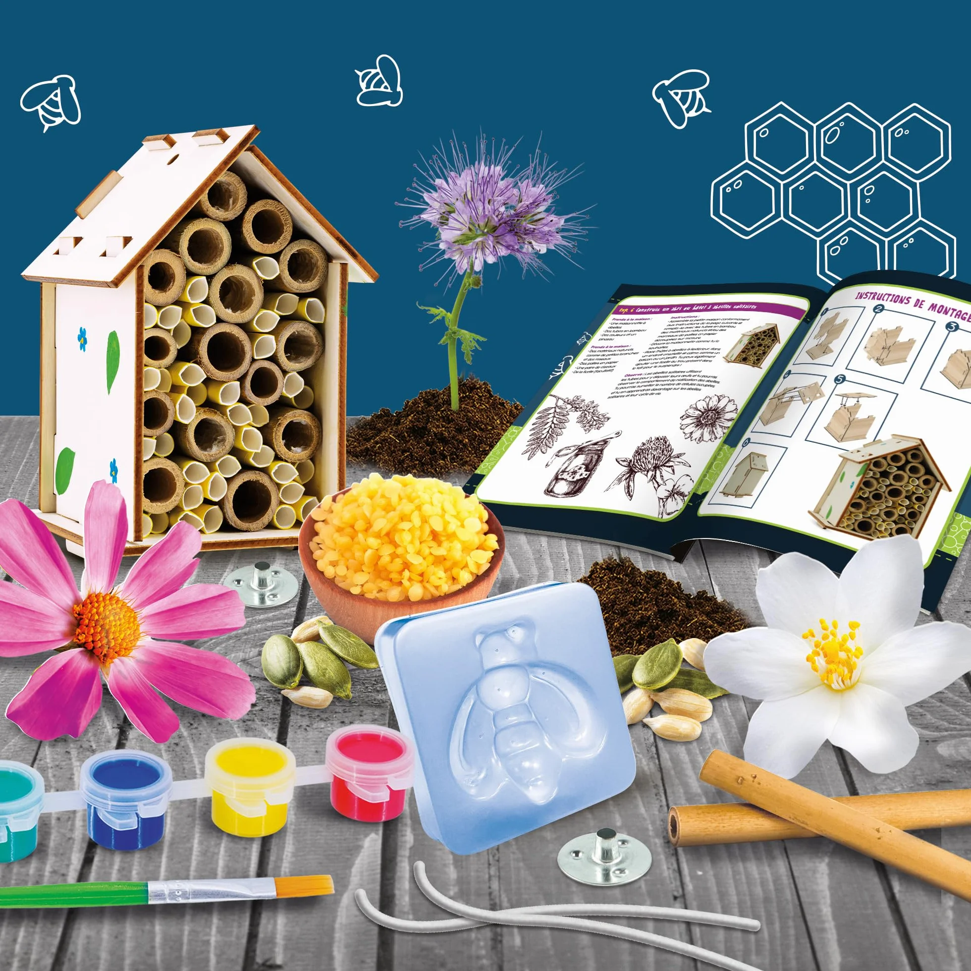 Laboratoire des abeilles - Kit Scientifique - I'M A GENIUS - Expériences variées