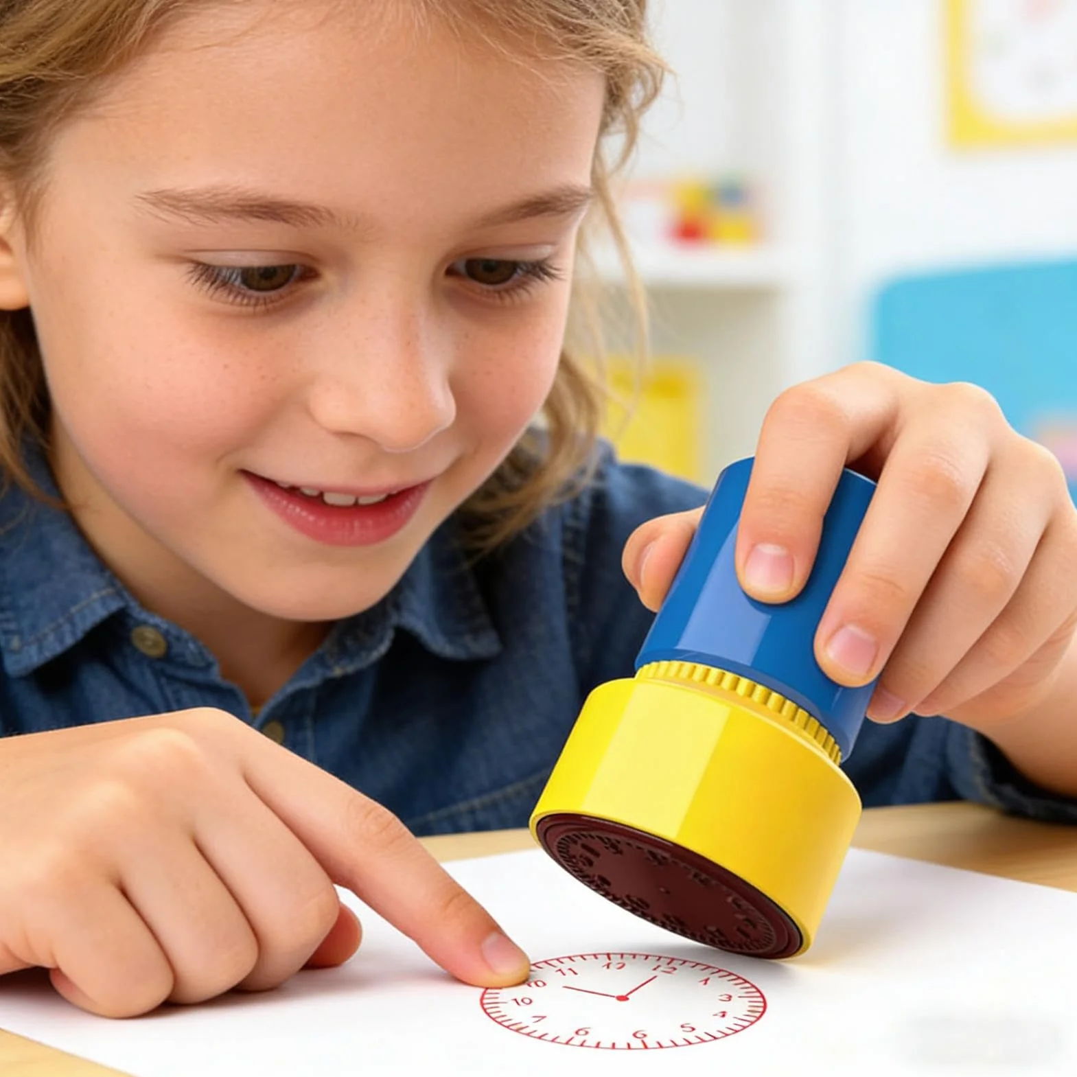 'orologio, Attività divertenti educative per imparare l'ora, 'orologio dei bambini, per l'aula per bambini a casa d'arte pittura scrapbook compleanno festa scuola e festa