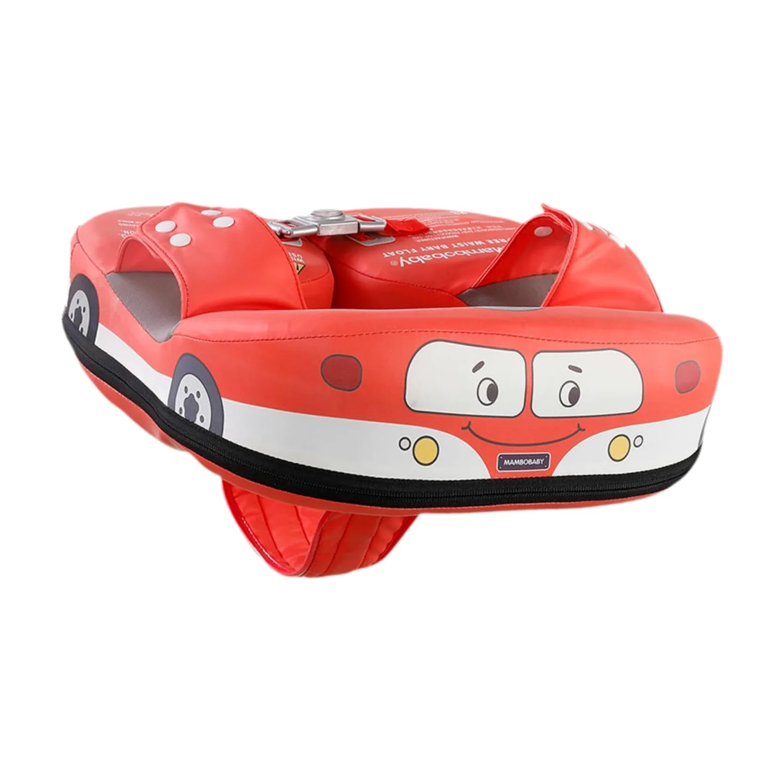 Salvagente per neonati con struttura robusta, non gonfiabile, comodo e sicuro, adatto per bambini dagli 8 ai 36 mesi, realizzato in PVC e pelle PU.