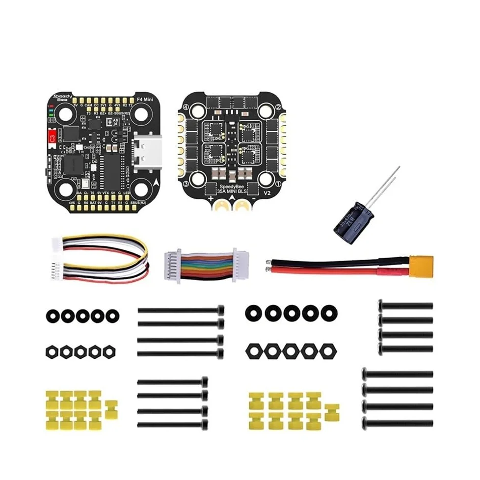1 pz F405 Stack Flight Controller adatto for FPV Racing Drone FC 35A V2 3 6S 20x20 4 in 1 ESC Dual BEC(Stack)