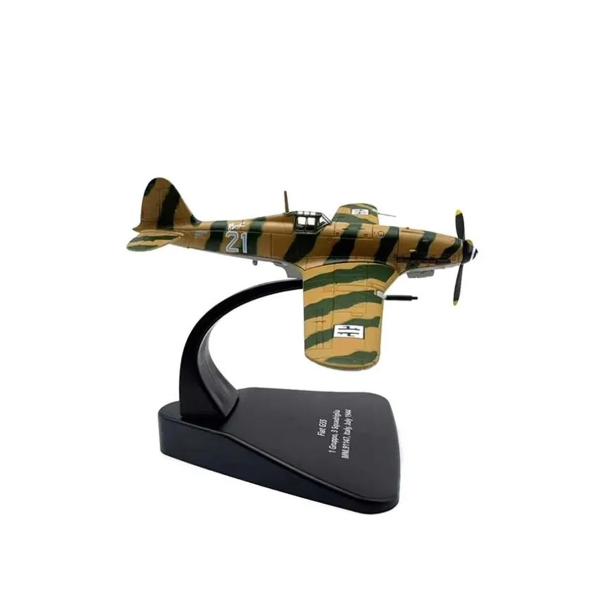 Pressofuso in Metallo per Aerei pressofusi in Scala 1:72 per Fiat G55 Fighter Lega di Aeroplano Modello Prodotto Collezione di Giocattoli Ornamento statico per Raccolta ed Esposizione