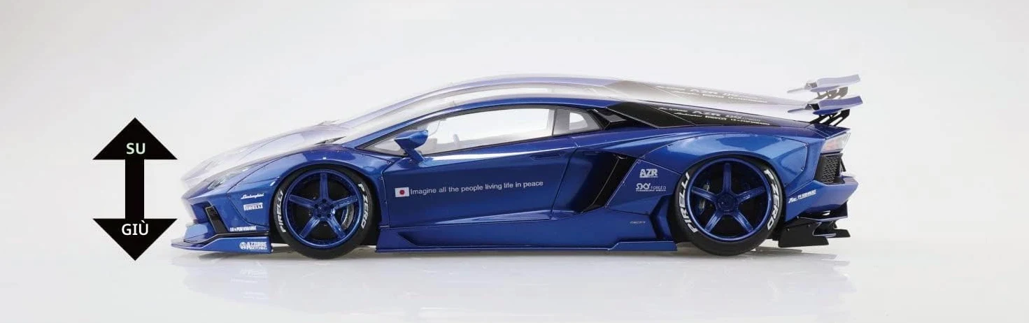 Aoshima LB Works - Modellino Lamborghini Aventador (Ver. 2) in scala 1:24