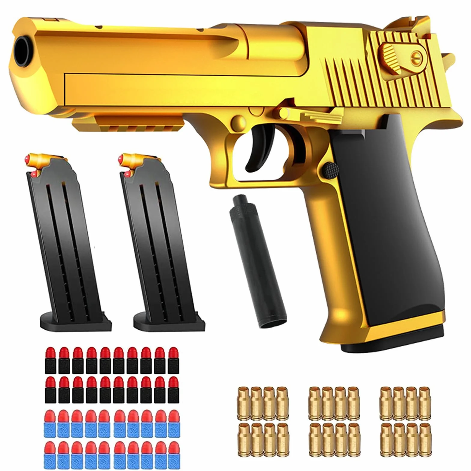Pistola Giocattolo a Proiettile Morbido Blaster Schiuma per 14+