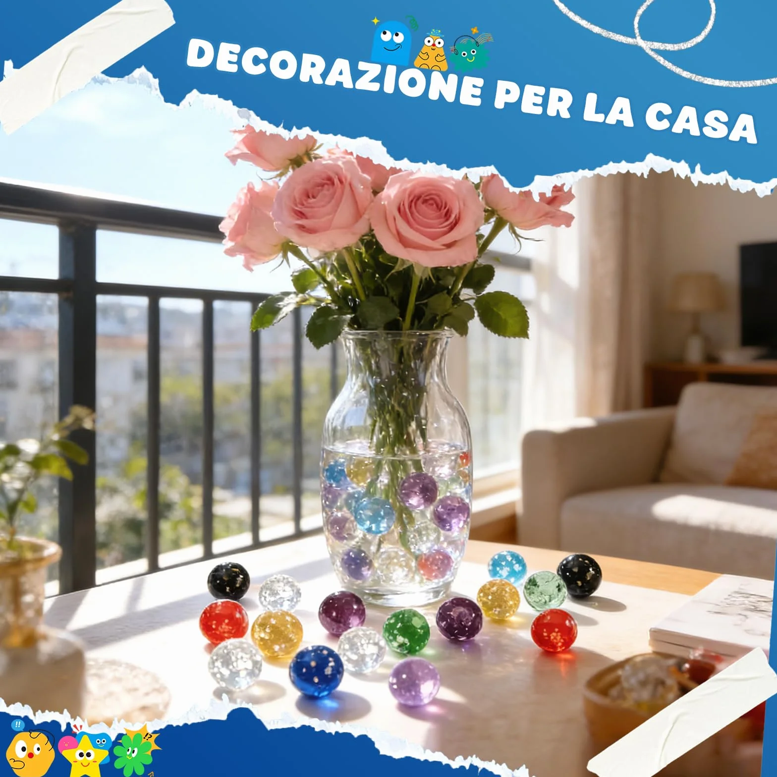 Biglie di Vetro 16mm Bagliore Nel Buio 30 Pezzi per Bambini Giocattoli Tradizionali