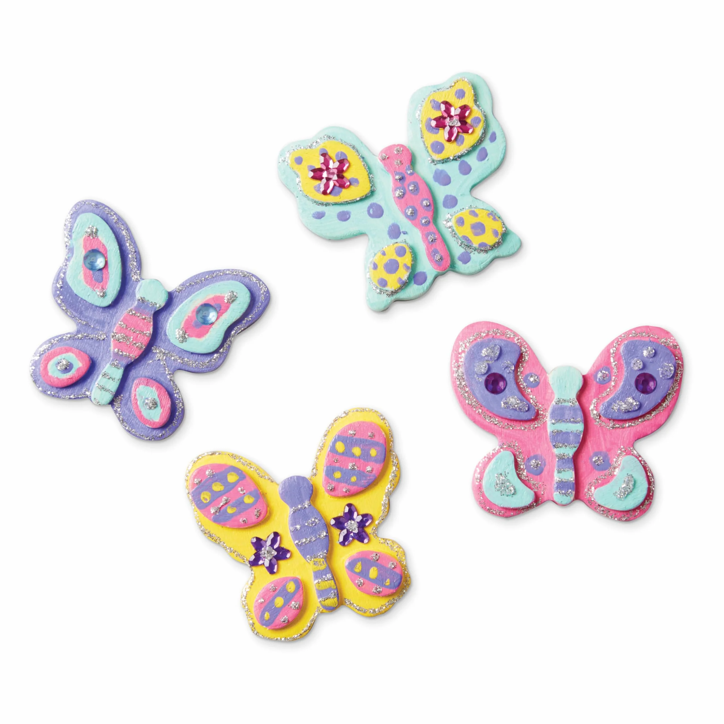 Melissa & Doug 19515 - Decora da Te: Magneti di Legno a Forma di Farfalla