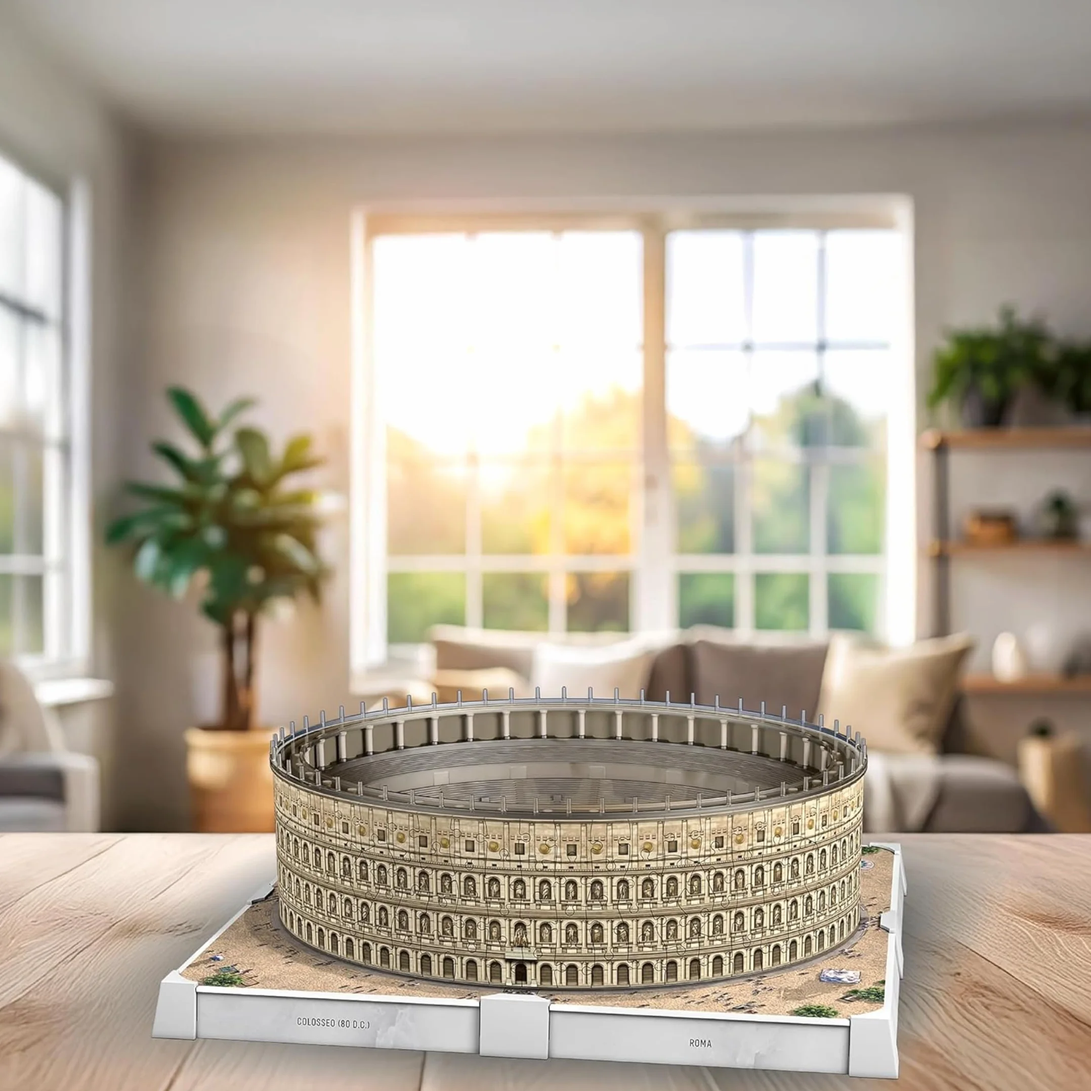 Ravensburger - Puzzle 3d Iconics Colosseo LED | Puzzle 3d Per Adulti E Bambini 8 Anni | Modellismo Da Costruire Adulti Di 216 Pezzi | Regalo Bambino 8 Anni E Più | Idee Regalo