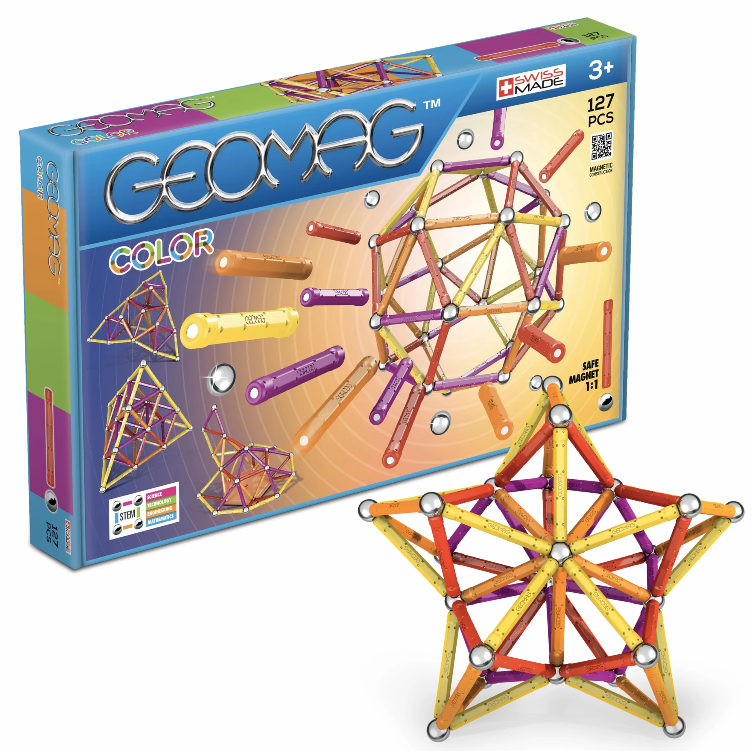 Geomag 264 - Classic Colore, 127 Pezzi