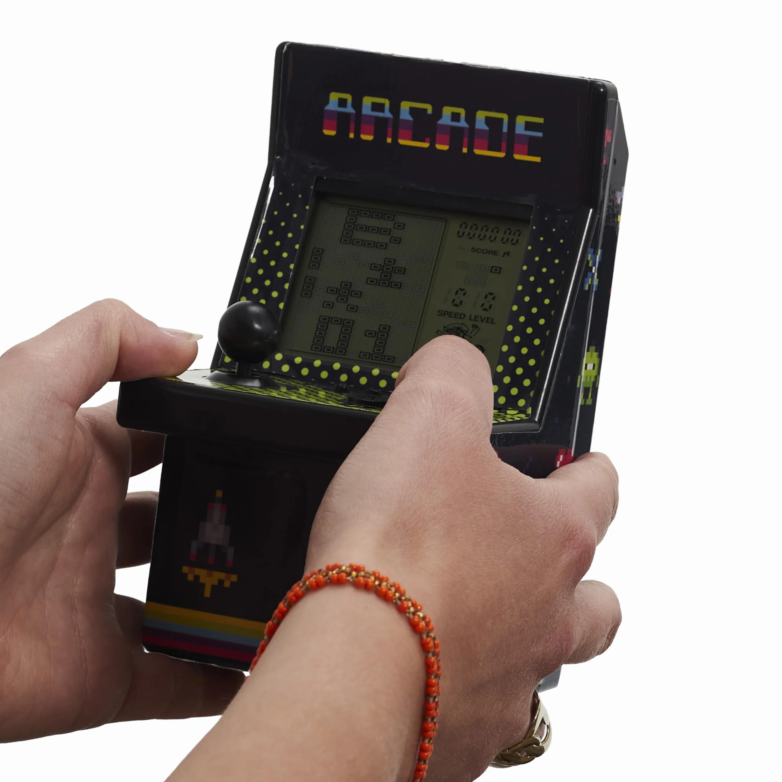 Mister Gadget, MG3565, Giochi Arcade 26 Giochi, Console di Gioco retrò con 26 Giochi Integrati, Modello, Colore Nero, Gioco per Adulti, Console retrò con 26 Giochi