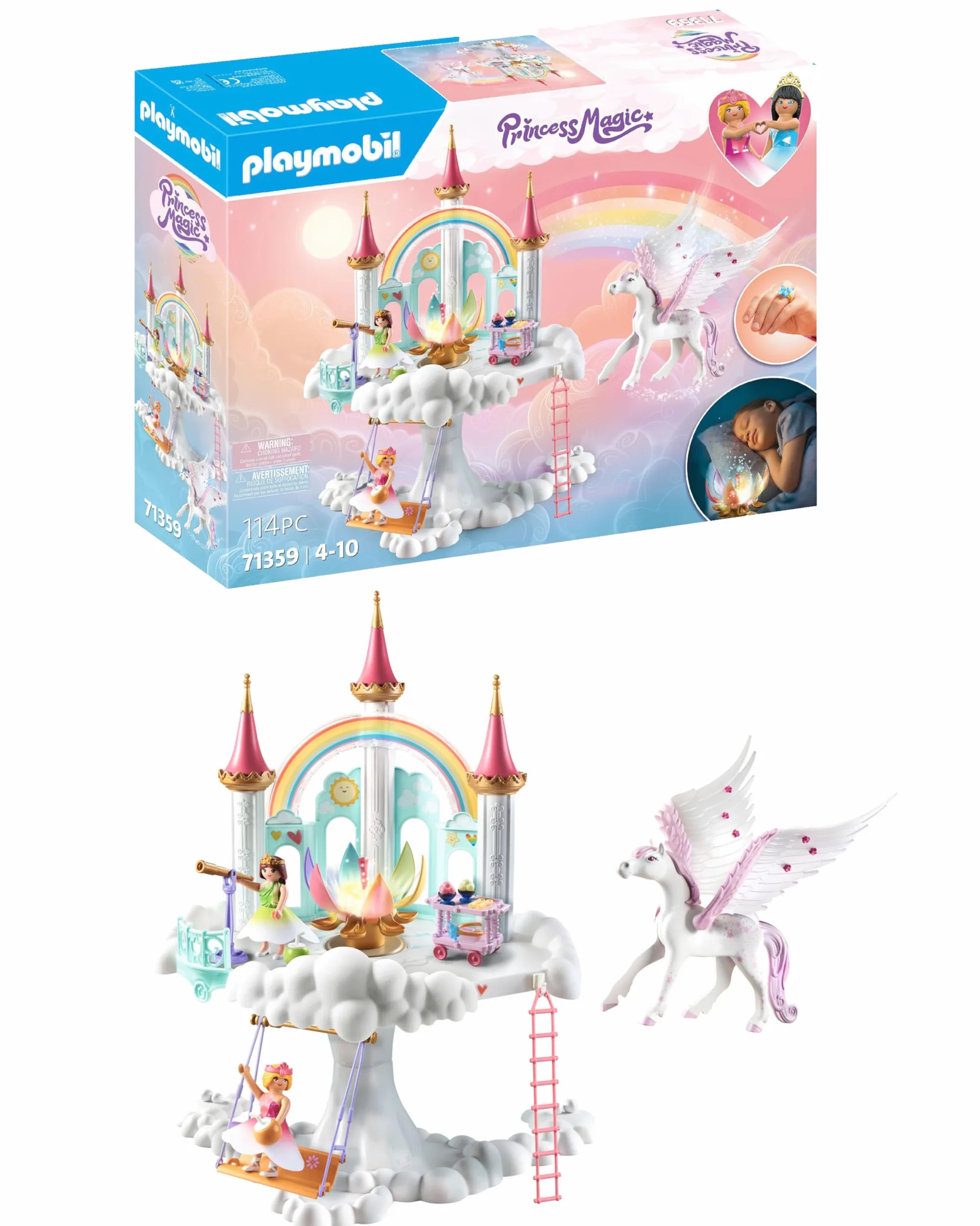 PLAYMOBIL Castello Arcobaleno tra le nuvole