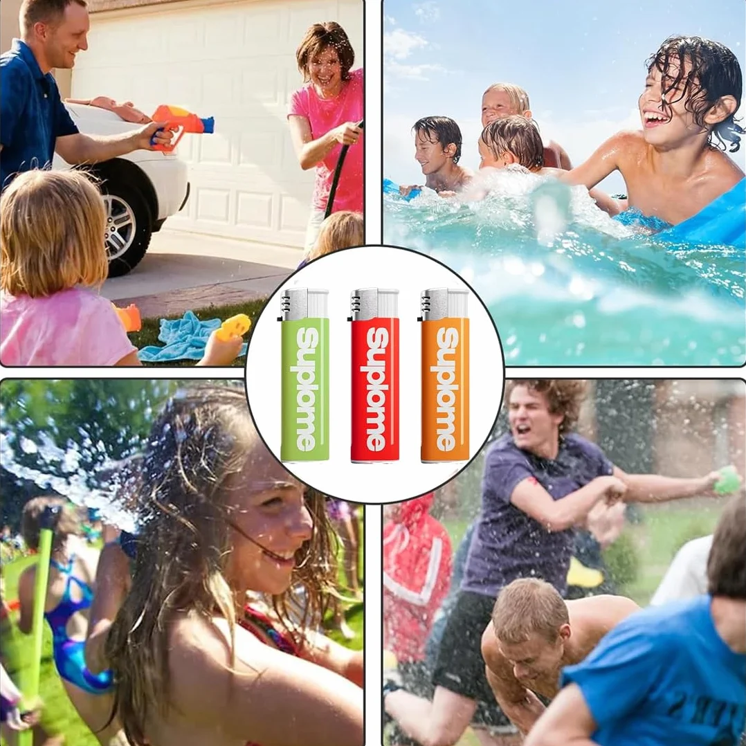 3 pezzi Prank, accendino a spruzzo d'acqua Prank, Lighter Pranks, Water Shooting Toy Lighter