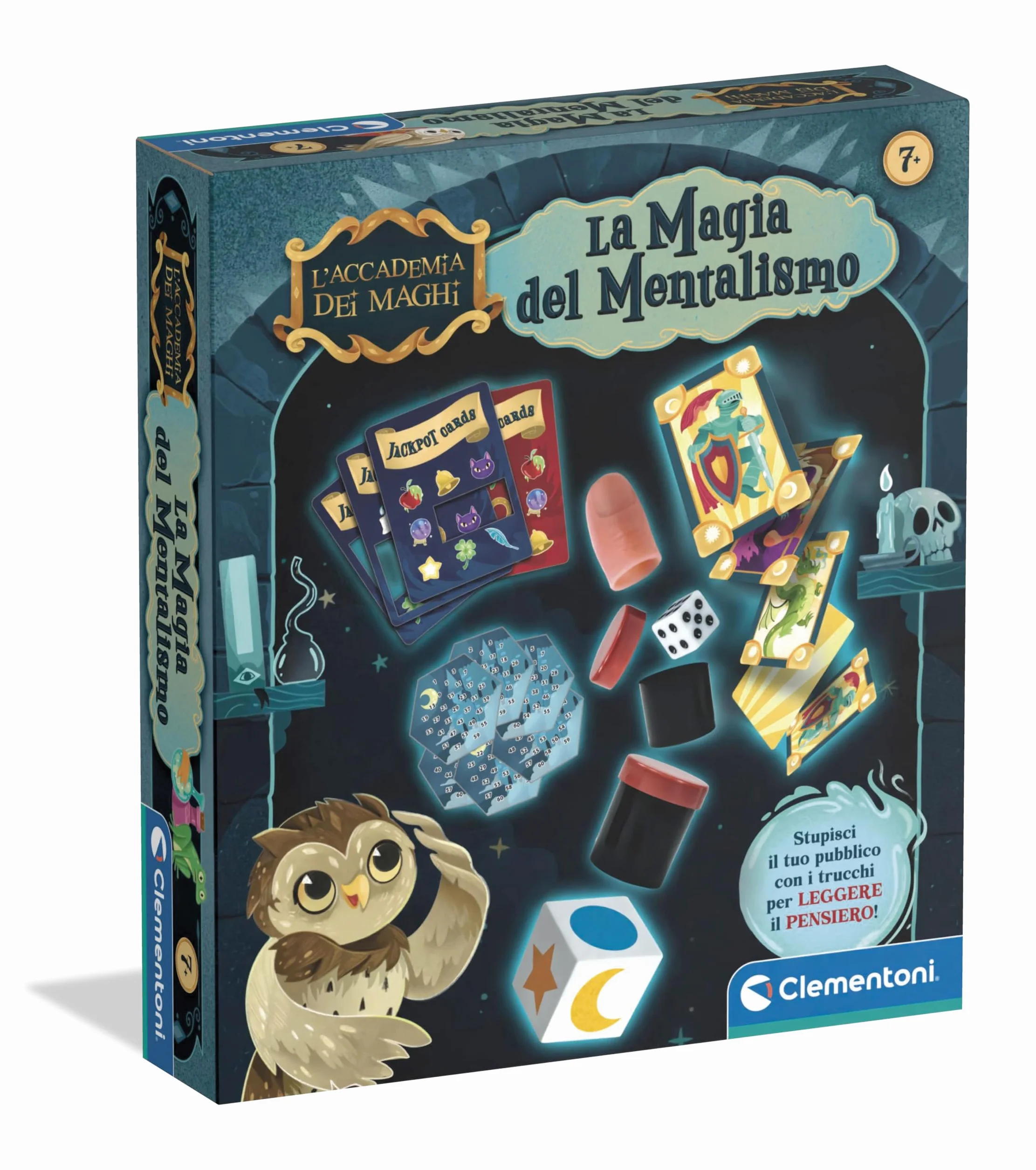 Clementoni La Magia del Mentalismo 30 Trucchi per Piccoli Maghi Giochi di Magia Bambini +7 Anni Made in Italy