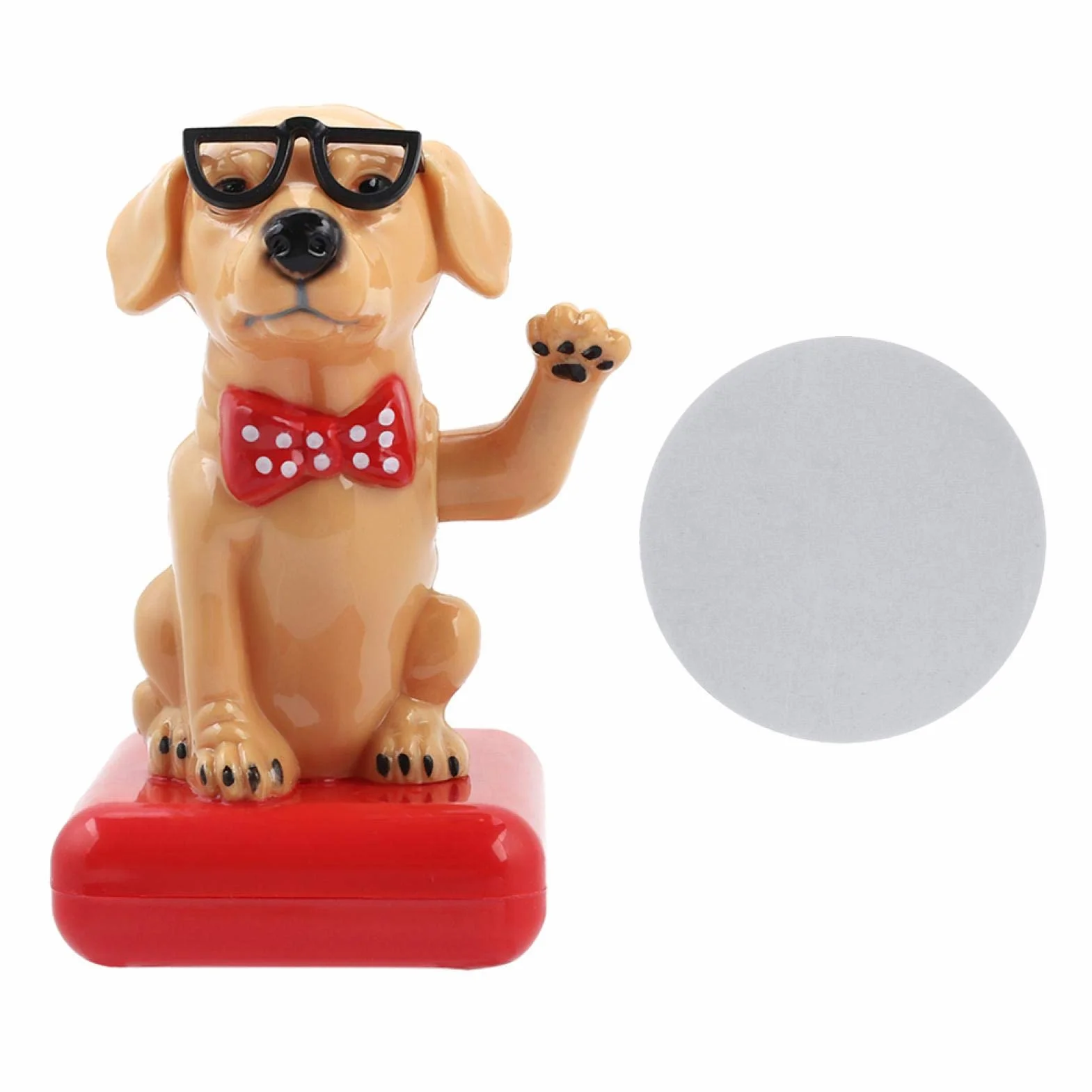 Cane Che saluta Altalena, Decorazione per Auto Adorabile Alimentato ad energia Solare per la casa per L'Ufficio per l'auto per la tavola(Golden Retriever)
