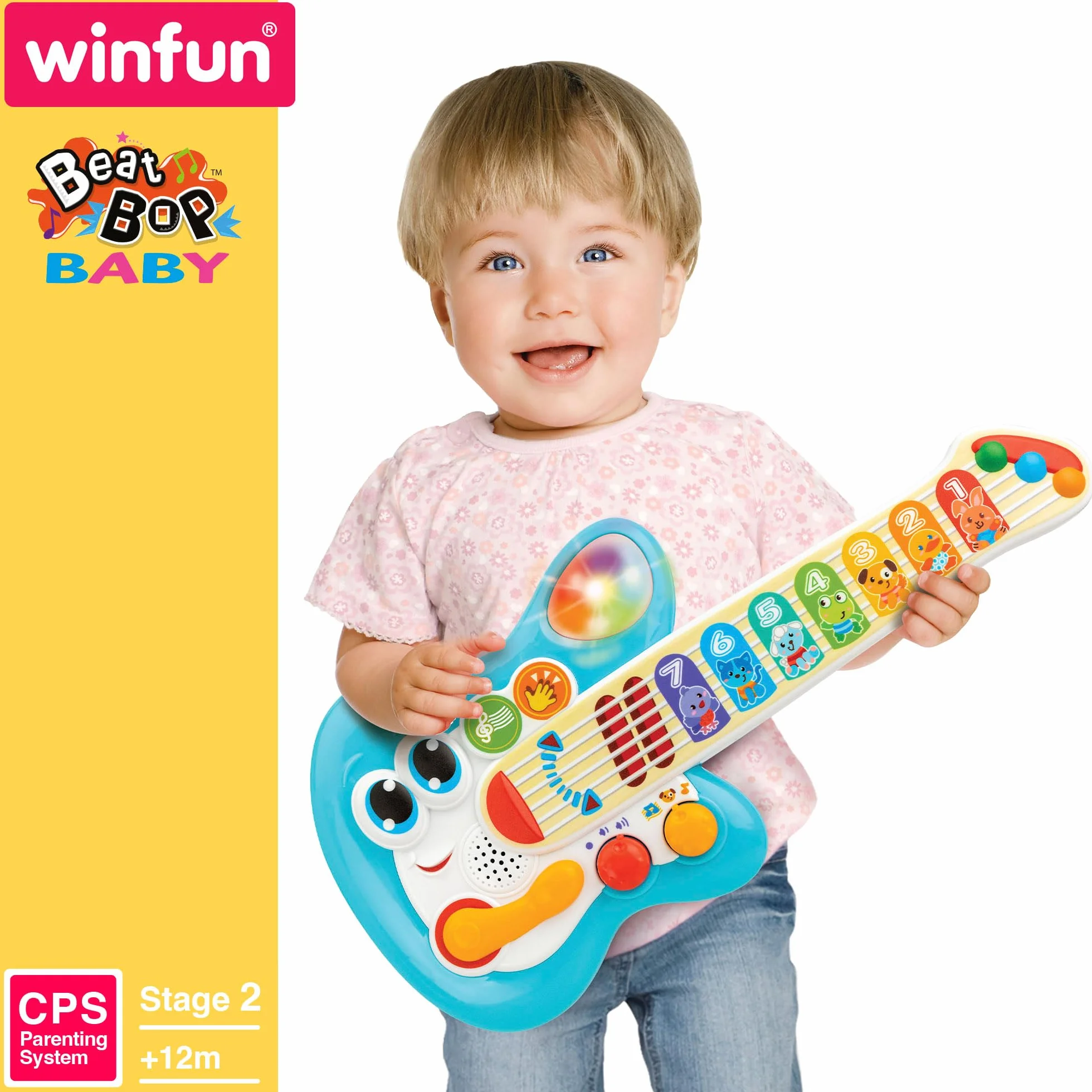 Winfun Chitarra per bambini Giocattoli musicali 1 anno