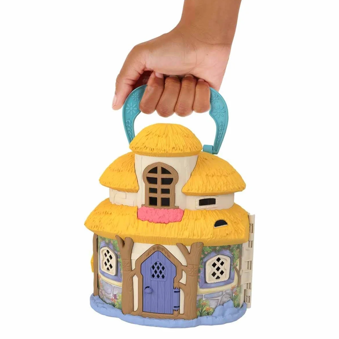 Mattel Disney Wish - Playset portatile Casa di Asha di Rosas, cottage a 2 piani con mini bambola, personaggio di Star e 15+ mobili e accessori inclusi, giocattolo per bambini, 3+ anni, HRH76