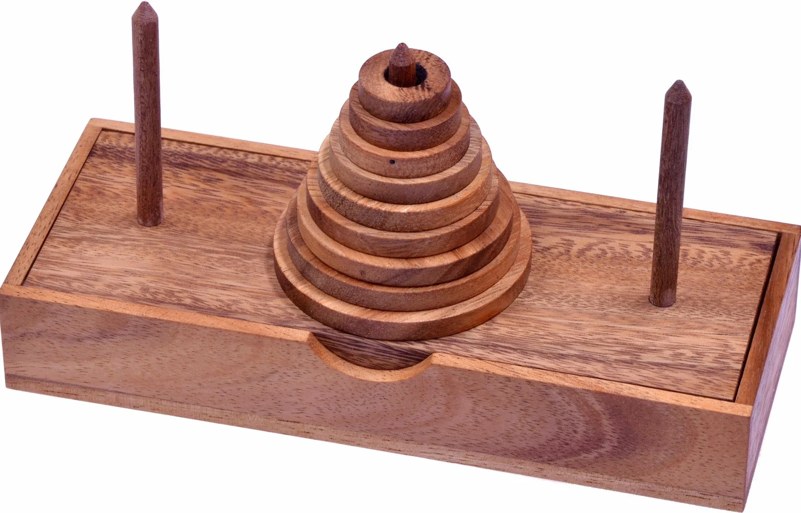 Pagoda Torre di Hanoi Gioco di pazienza 9 dischi legno