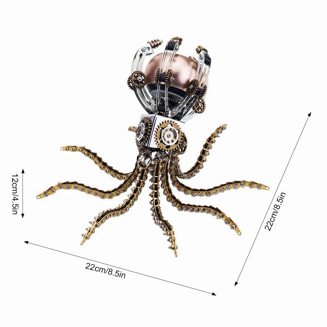 Puzzle in metallo 3D con altoparlante, puzzle in metallo meccanico 3D, con strumenti, decorazione da desktop, 1060 pezzi